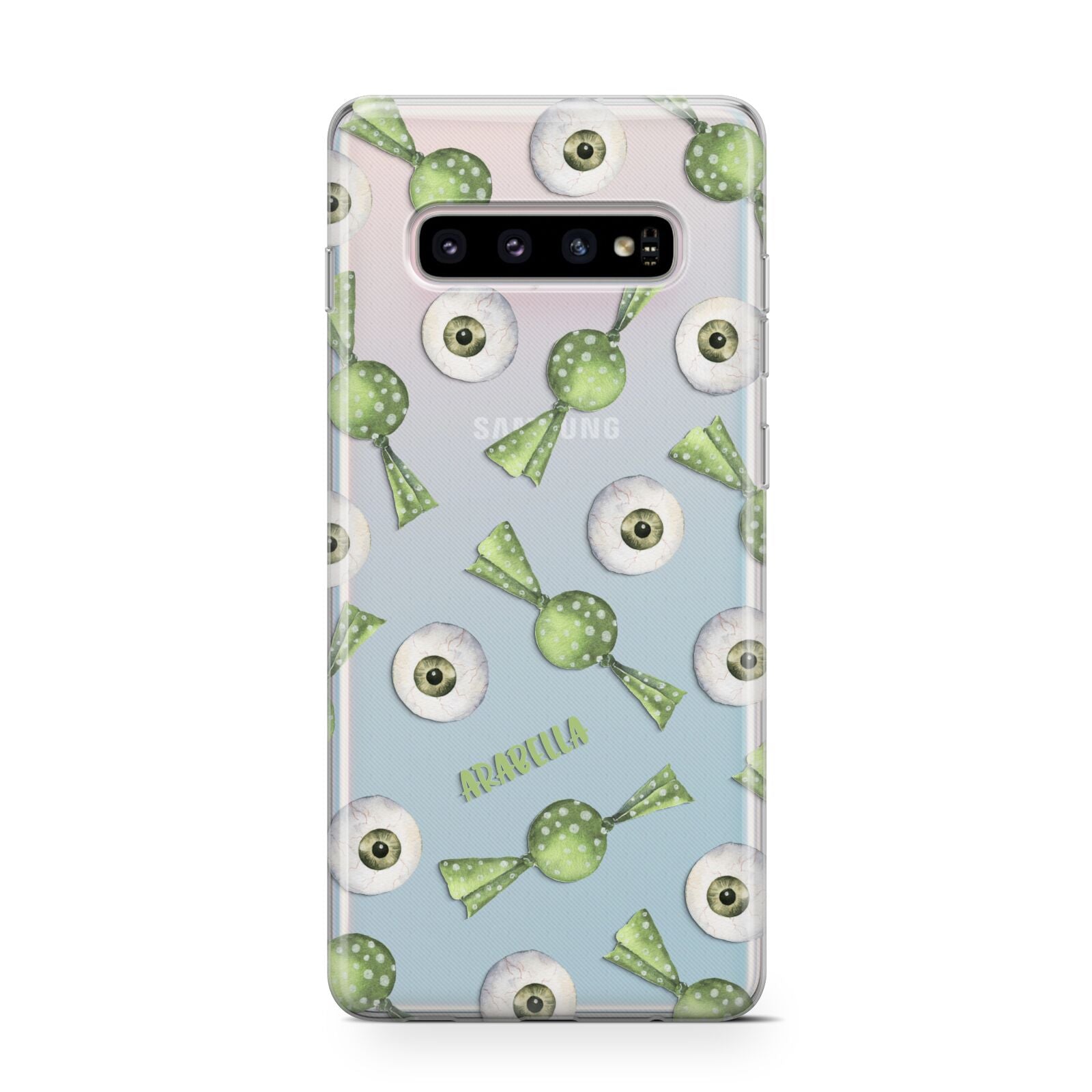 Personalised Eye Candy Halloween Samsung Galaxy S10 Case