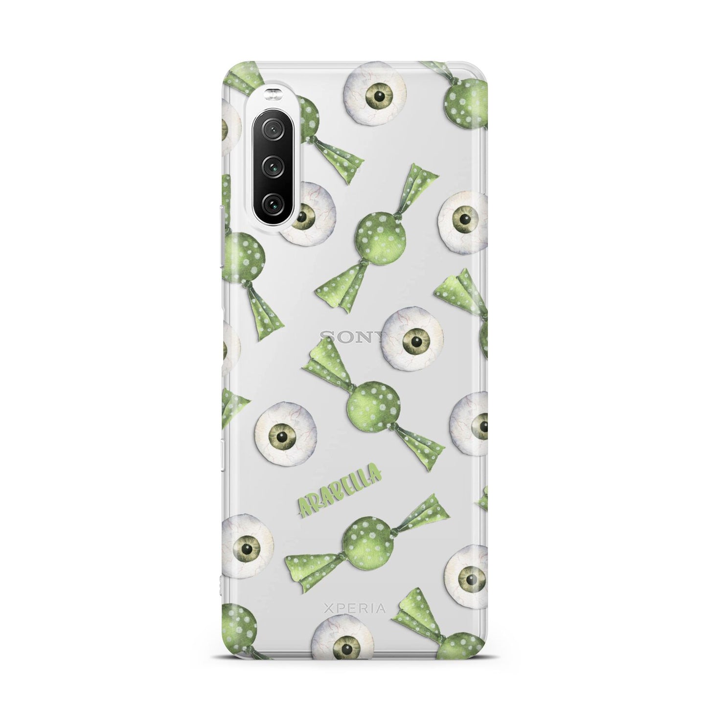 Personalised Eye Candy Halloween Sony Xperia 10 III Case