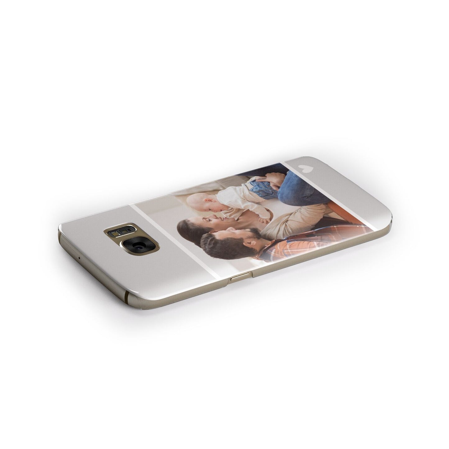 Personalised Family Portrait Samsung Galaxy Case Side Close Up