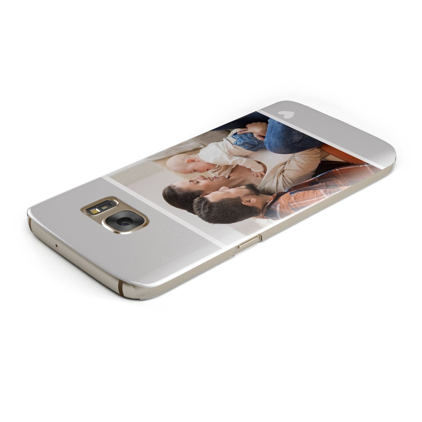 Personalised Family Portrait Samsung Galaxy Case Top Cutout