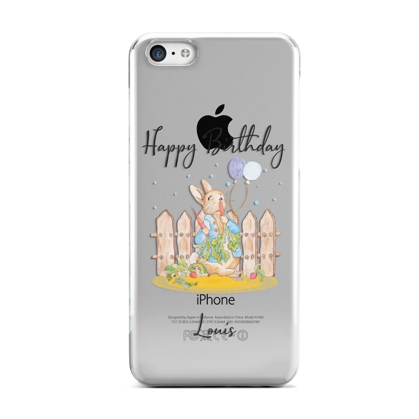 Personalised Father s Day Rabbit Apple iPhone 5c Case