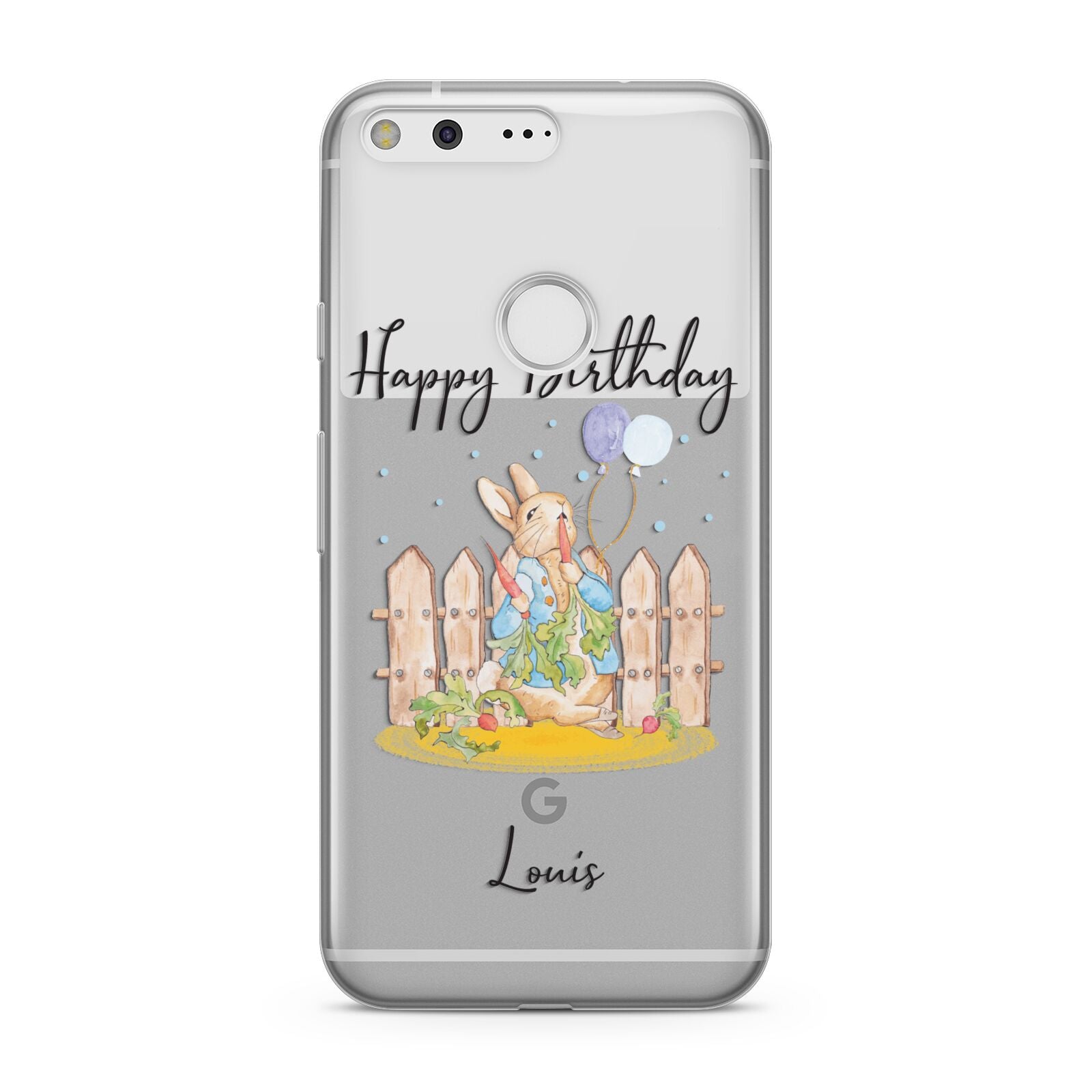 Personalised Father s Day Rabbit Google Pixel Case