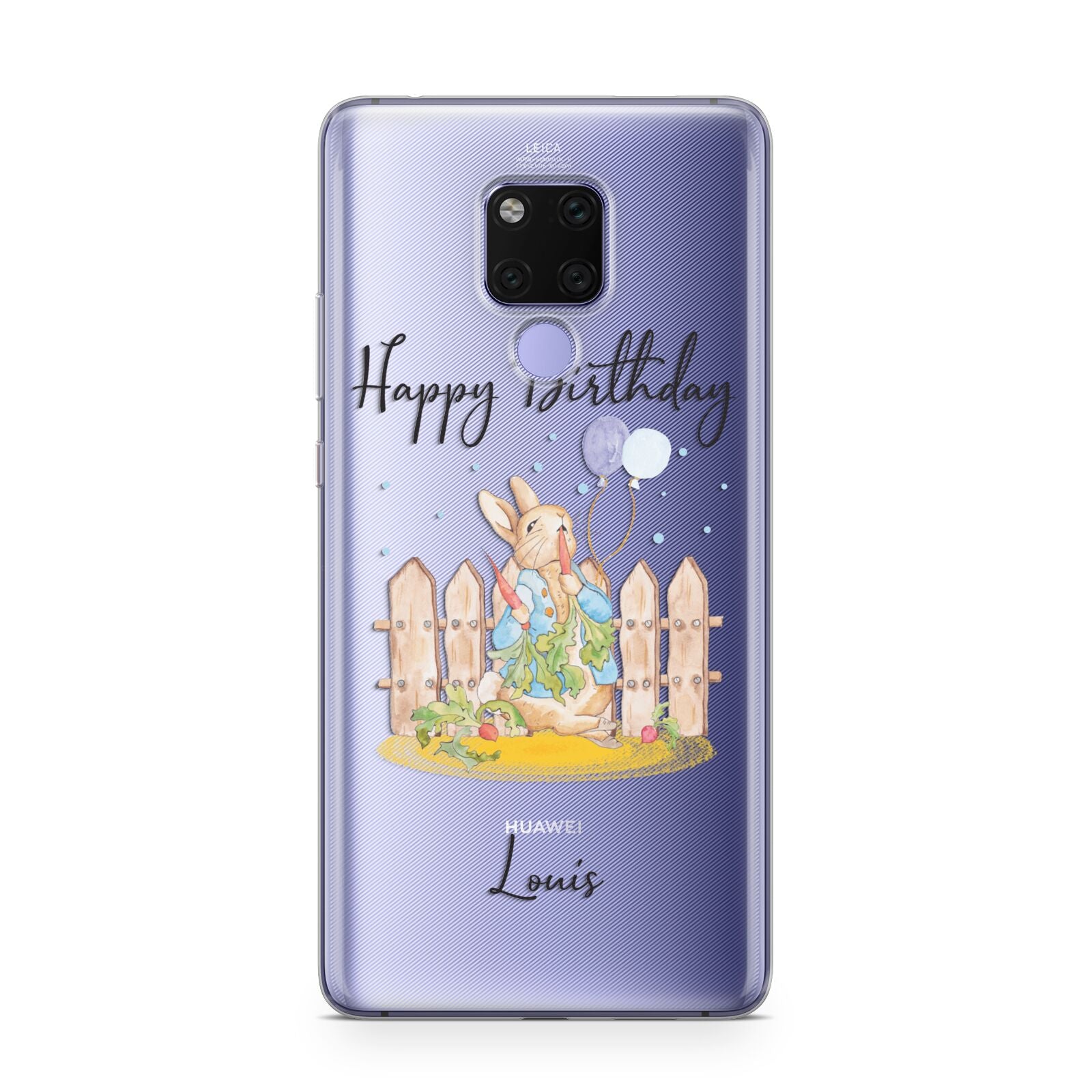 Personalised Father s Day Rabbit Huawei Mate 20X Phone Case