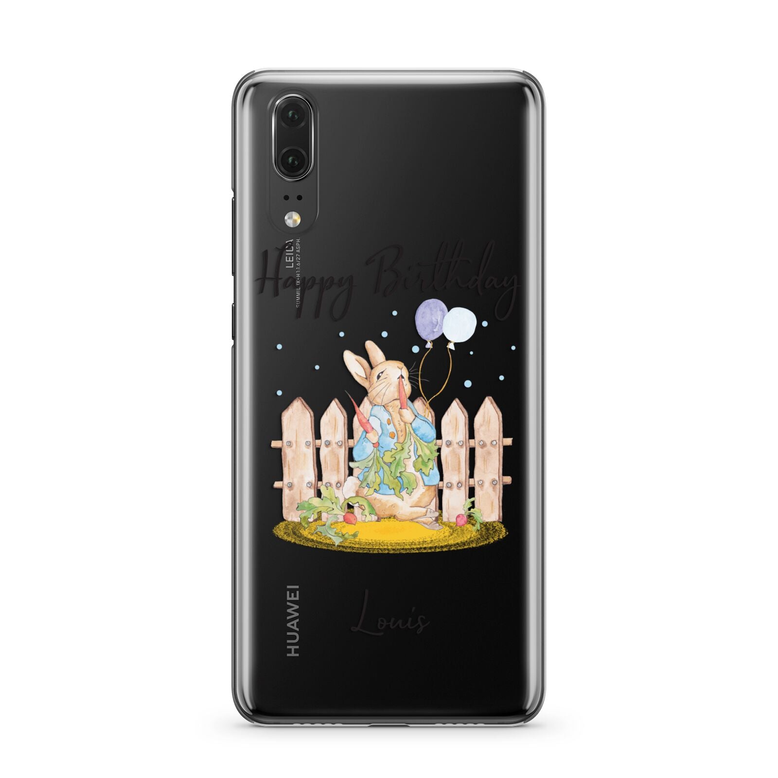 Personalised Father s Day Rabbit Huawei P20 Phone Case