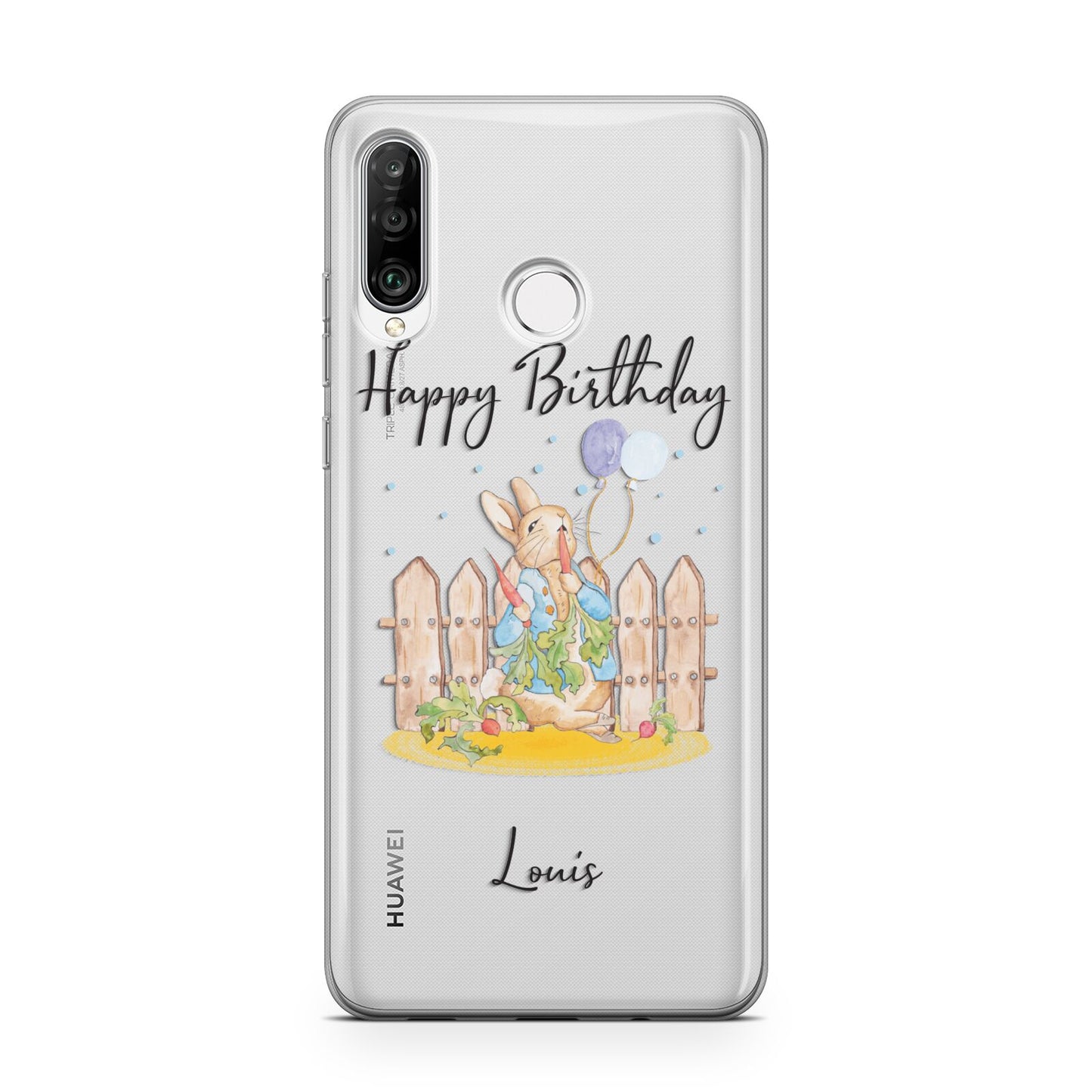 Personalised Father s Day Rabbit Huawei P30 Lite Phone Case