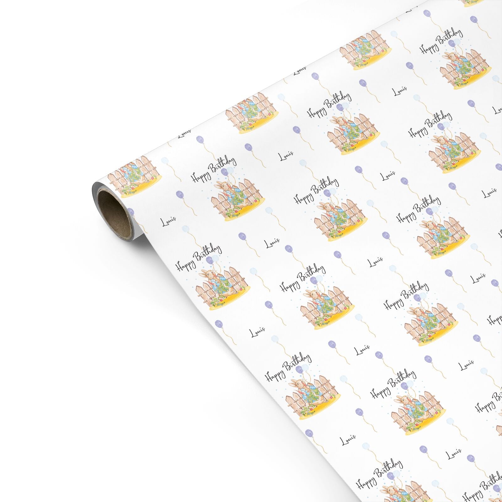 Personalised Father s Day Rabbit Personalised Gift Wrap