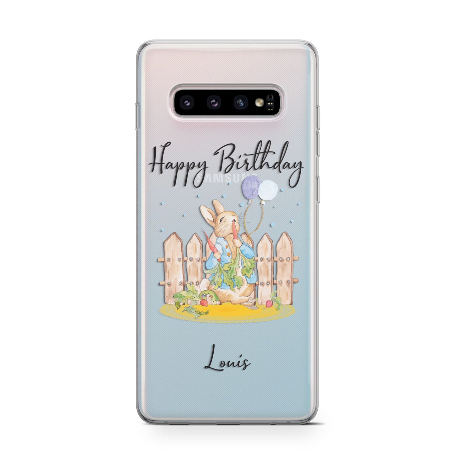 Personalised Father s Day Rabbit Protective Samsung Galaxy Case