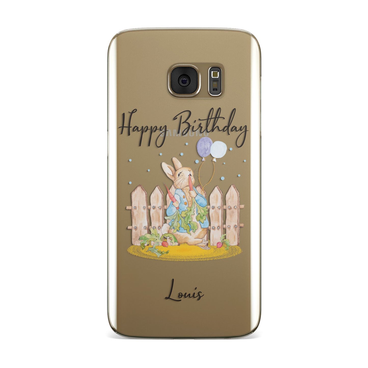 Personalised Father s Day Rabbit Samsung Galaxy Case