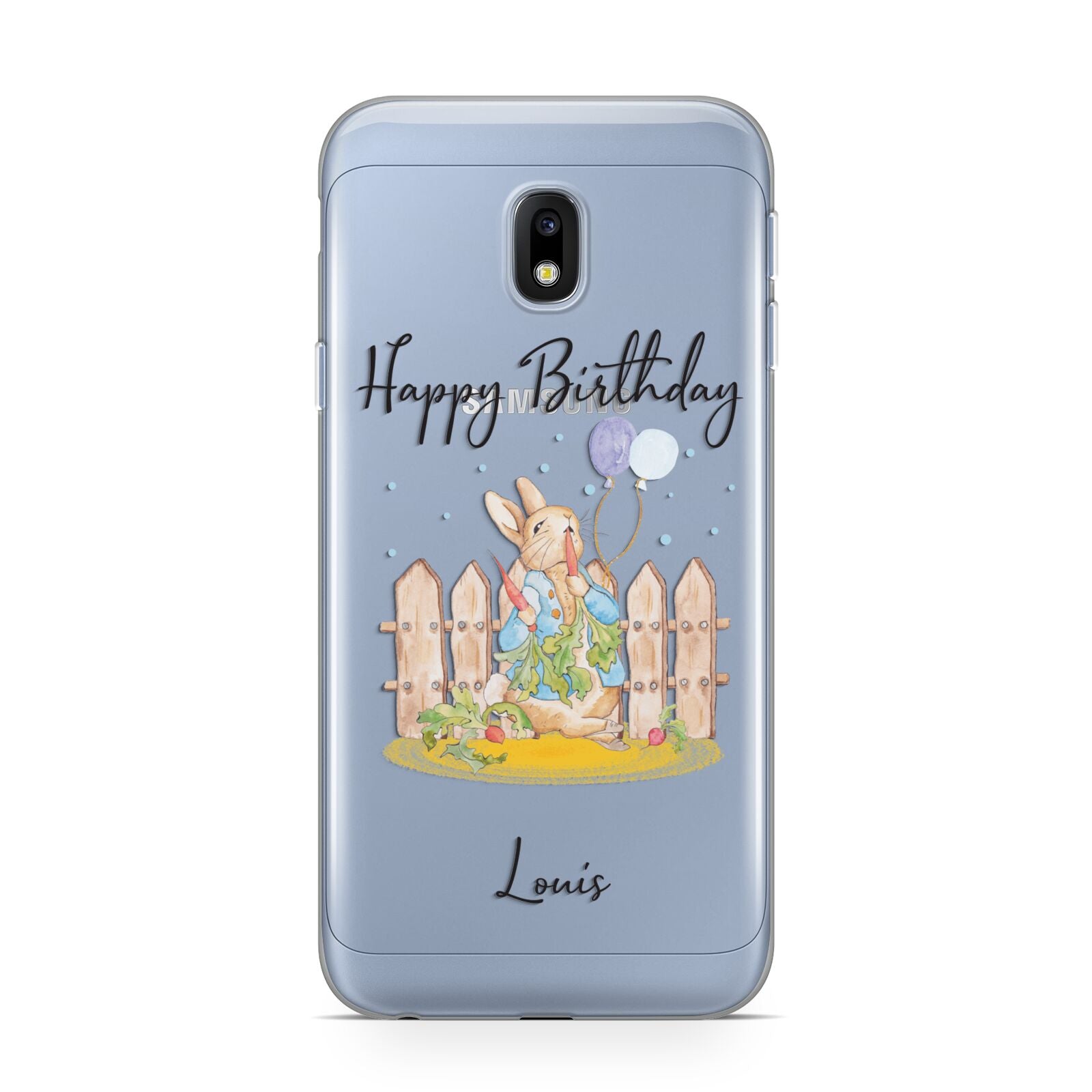 Personalised Father s Day Rabbit Samsung Galaxy J3 2017 Case