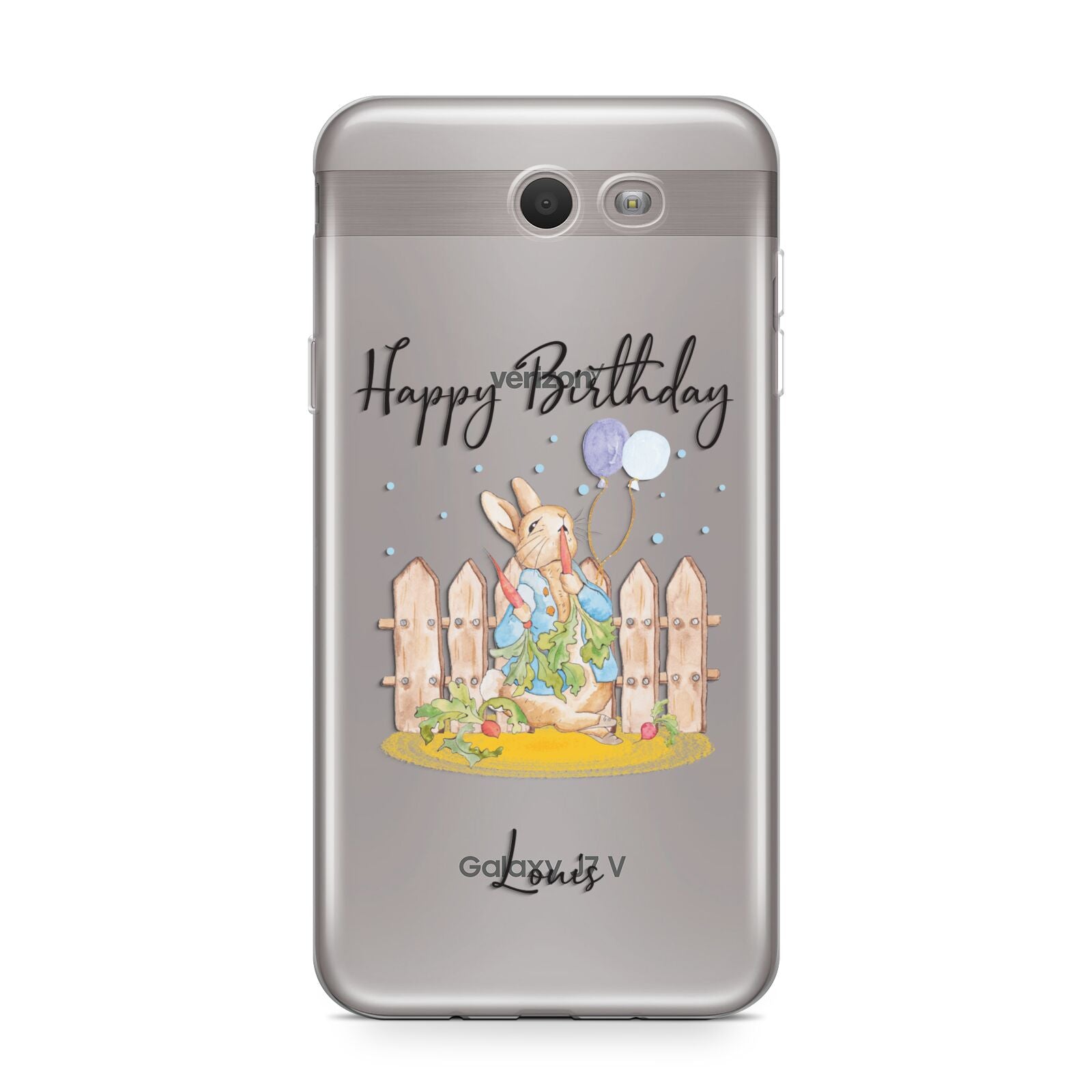 Personalised Father s Day Rabbit Samsung Galaxy J7 2017 Case