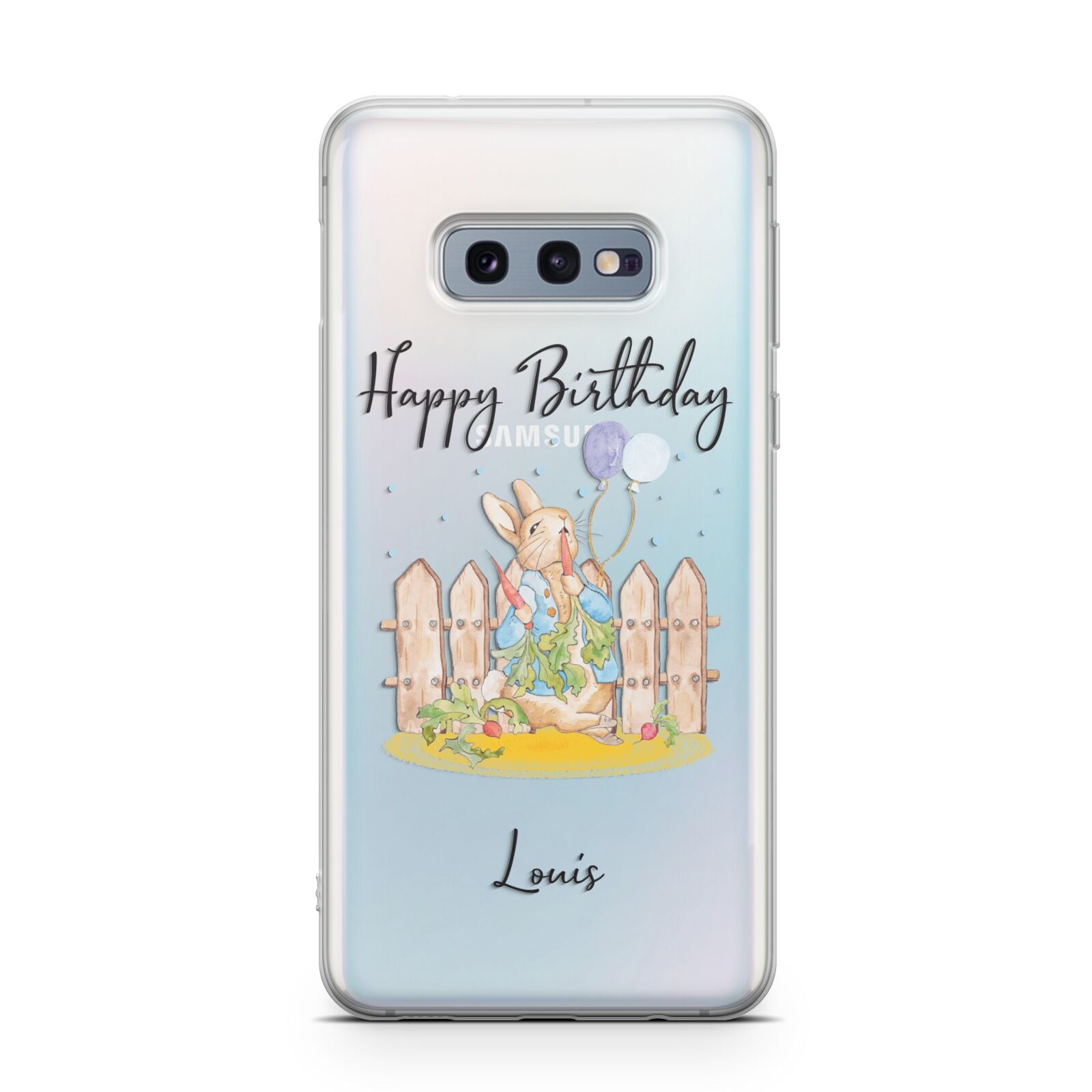 Personalised Father s Day Rabbit Samsung Galaxy S10E Case