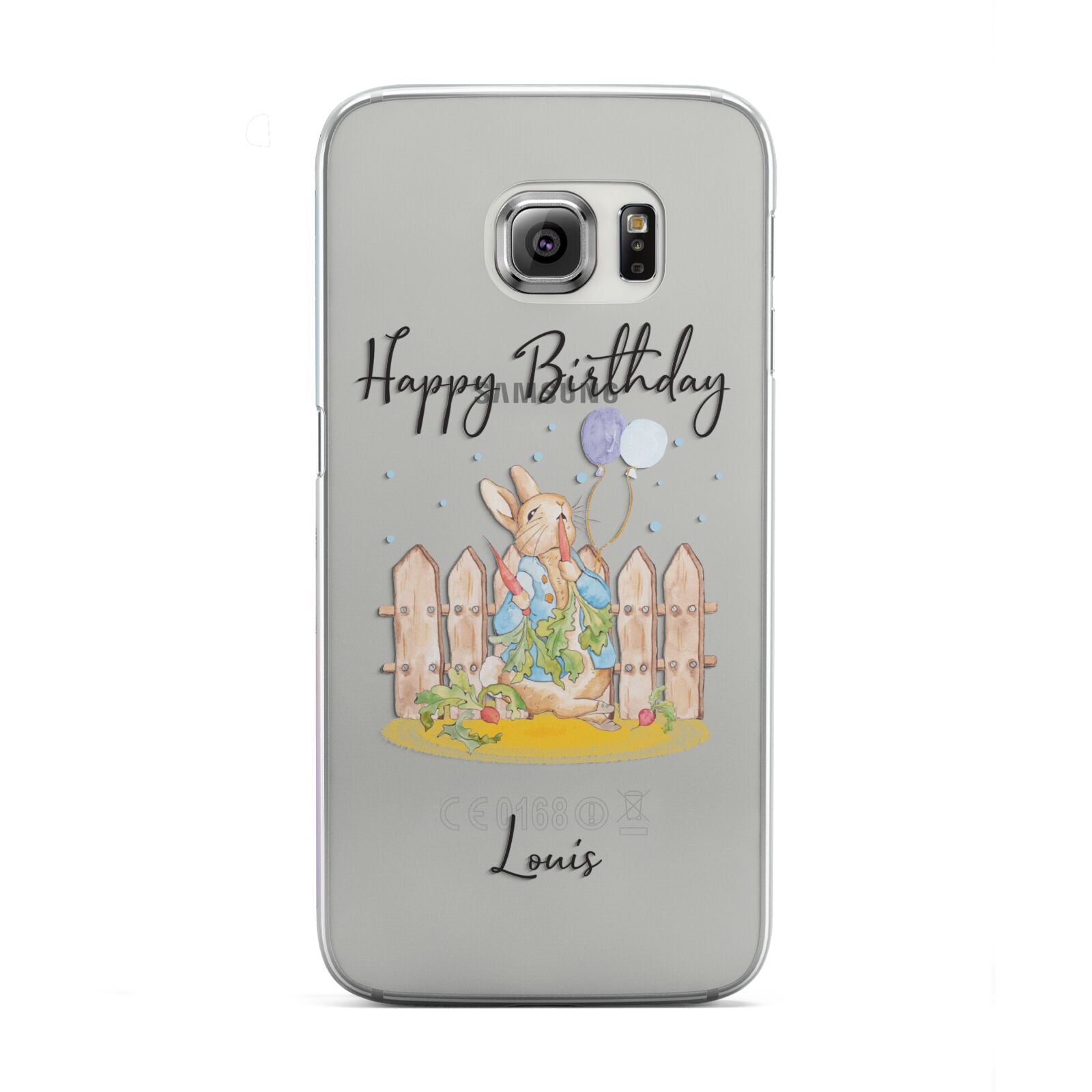 Personalised Father s Day Rabbit Samsung Galaxy S6 Edge Case