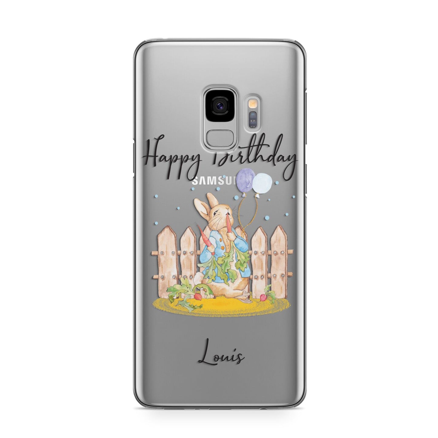 Personalised Father s Day Rabbit Samsung Galaxy S9 Case