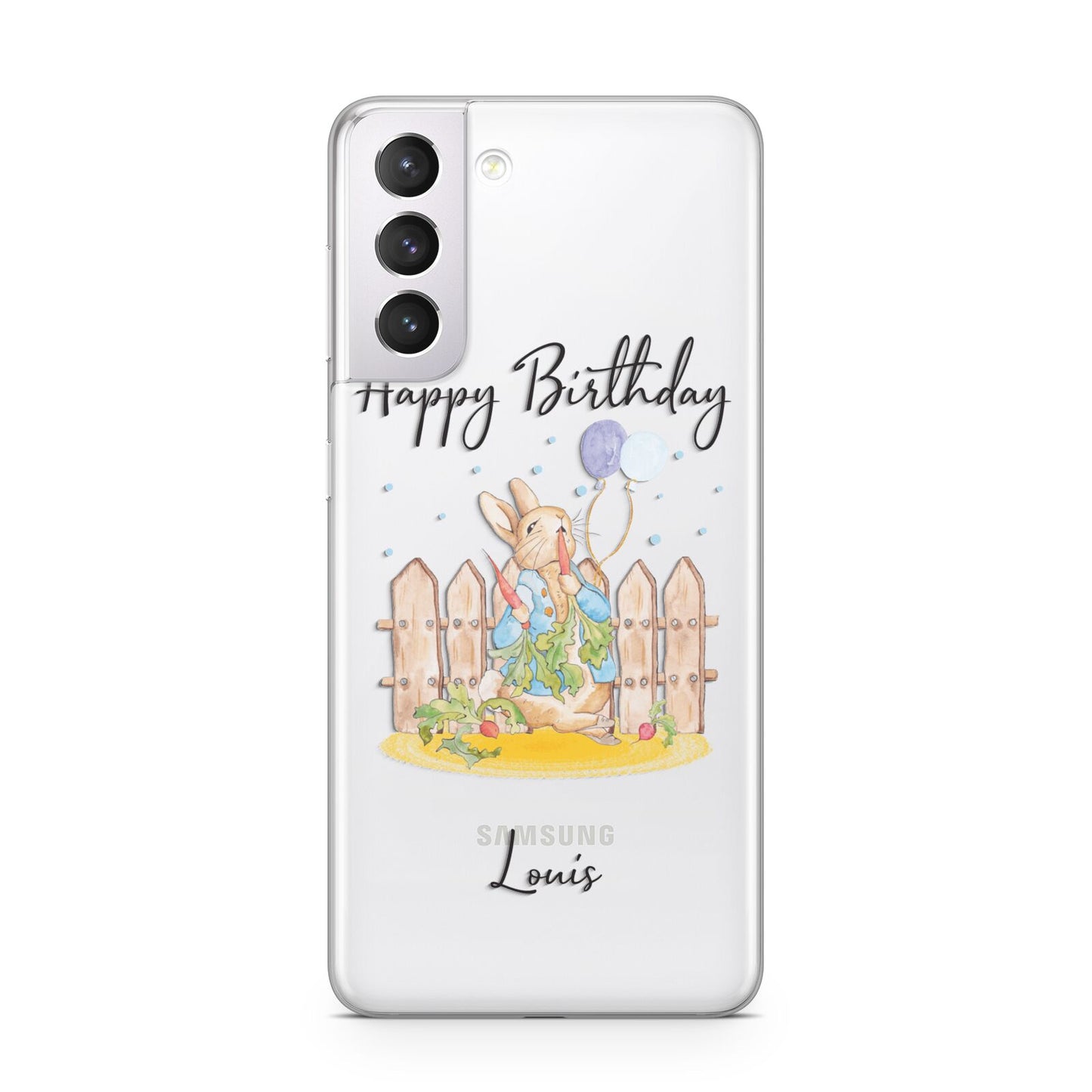 Personalised Father s Day Rabbit Samsung S21 Case