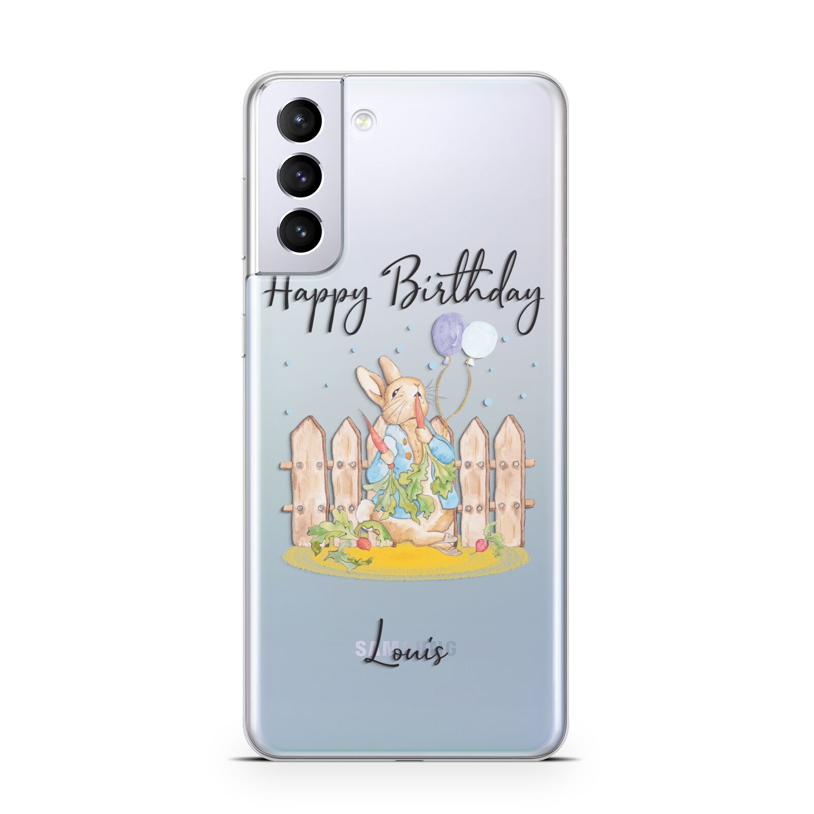 Personalised Father s Day Rabbit Samsung S21 Plus Case