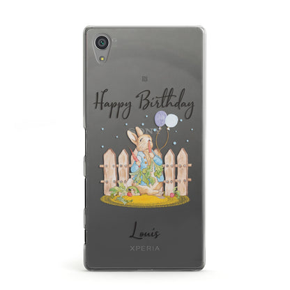 Personalised Father s Day Rabbit Sony Xperia Case