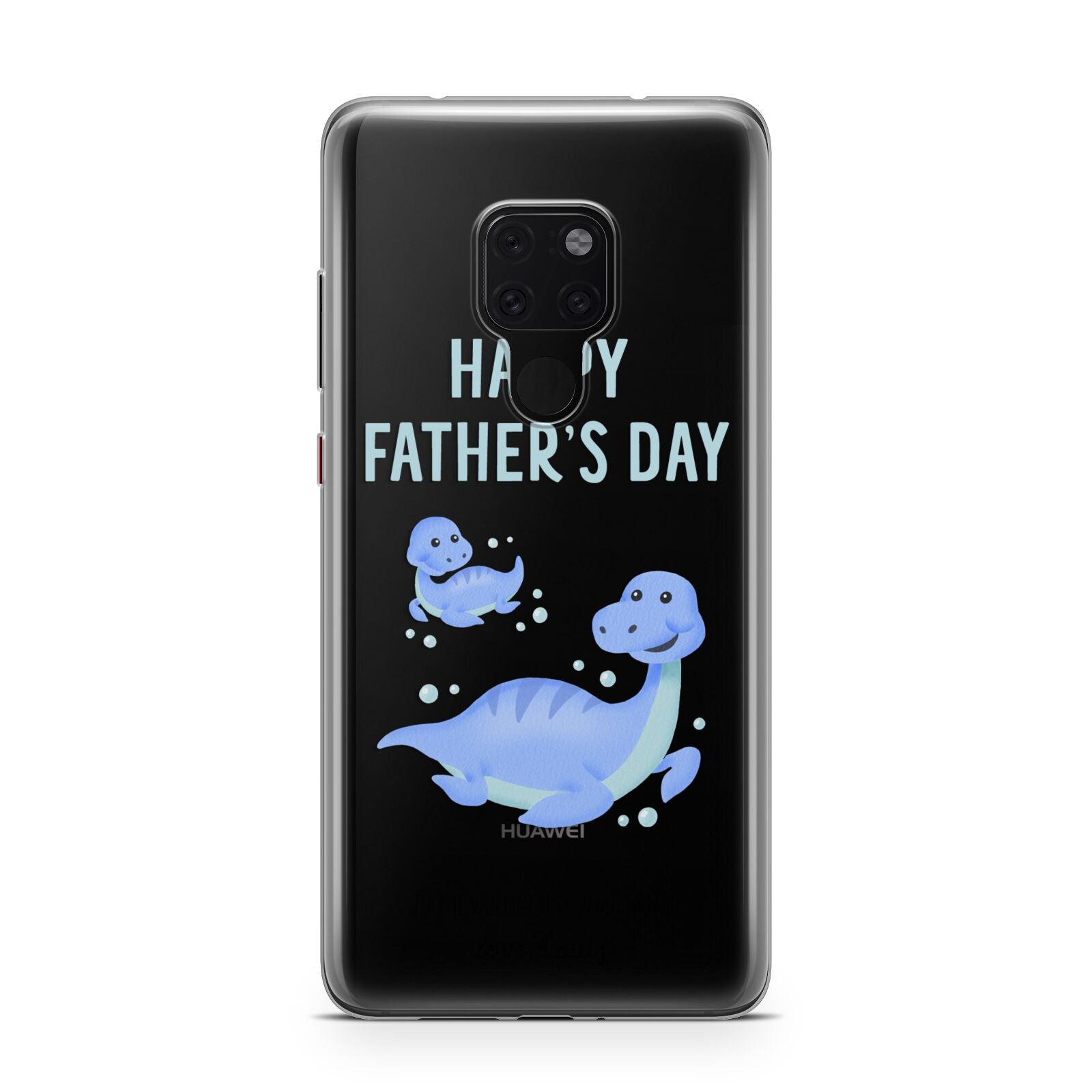 Personalised Fathers Day Dinosaur Huawei Mate 20 Phone Case