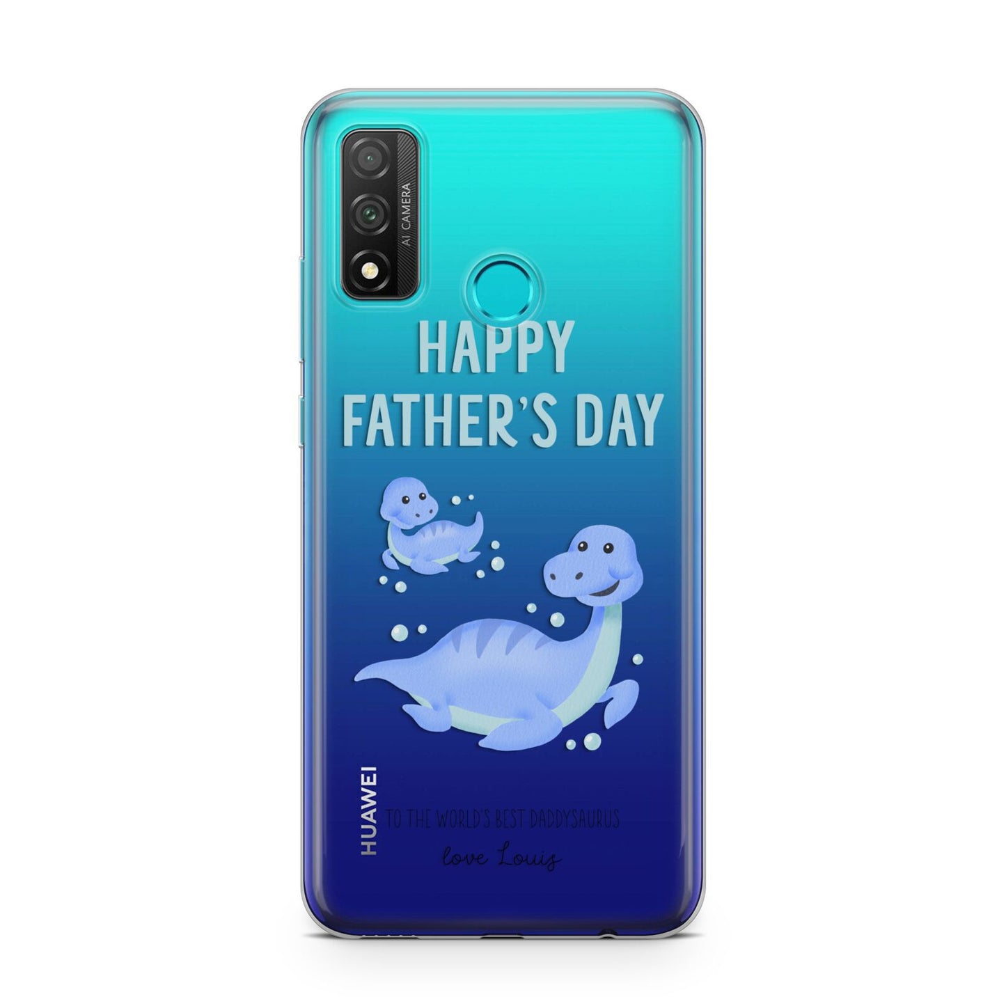 Personalised Fathers Day Dinosaur Huawei P Smart 2020