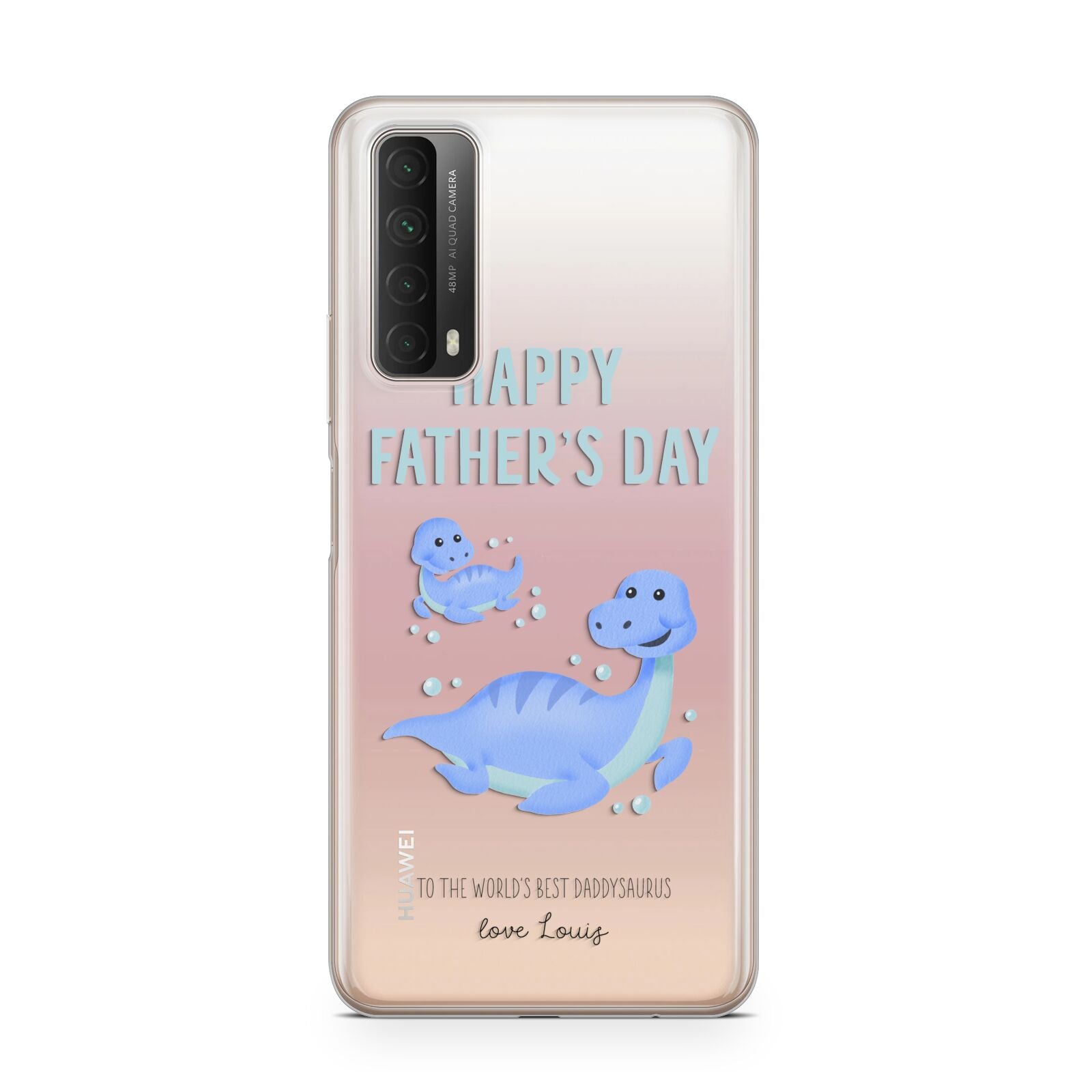 Personalised Fathers Day Dinosaur Huawei P Smart 2021