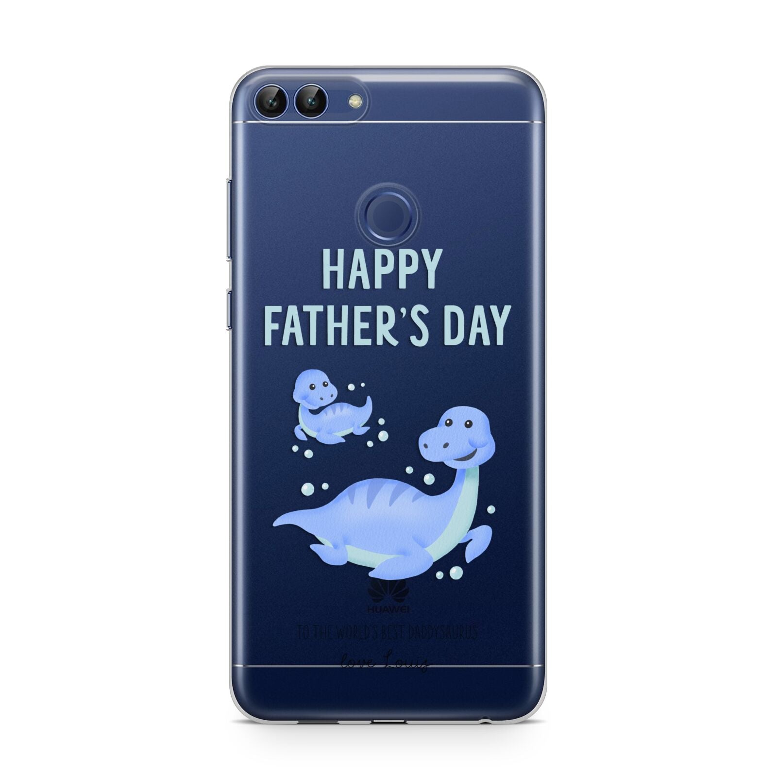 Personalised Fathers Day Dinosaur Huawei P Smart Case