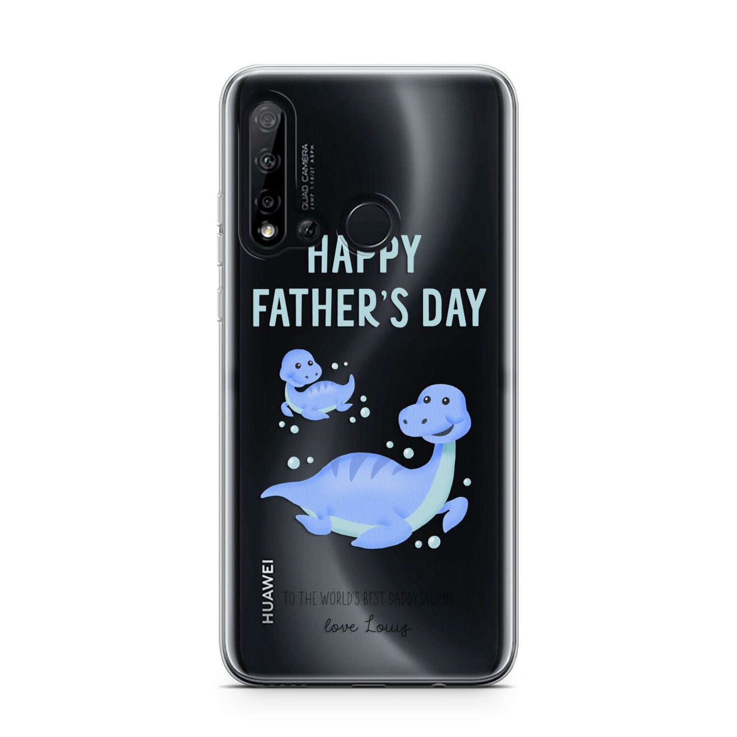 Personalised Fathers Day Dinosaur Huawei P20 Lite 5G Phone Case