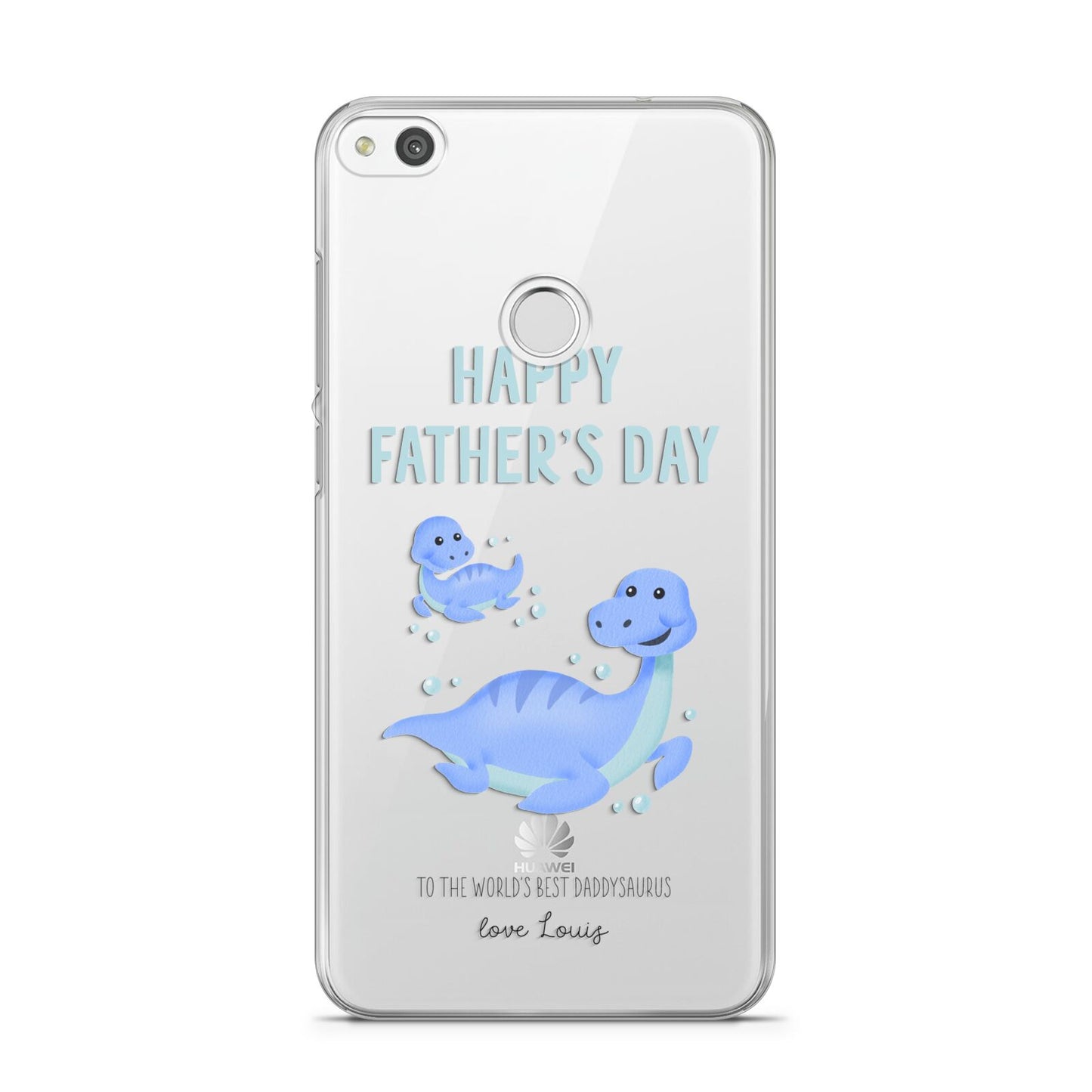 Personalised Fathers Day Dinosaur Huawei P8 Lite Case