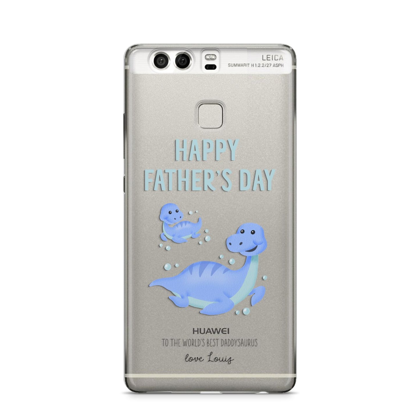 Personalised Fathers Day Dinosaur Huawei P9 Case