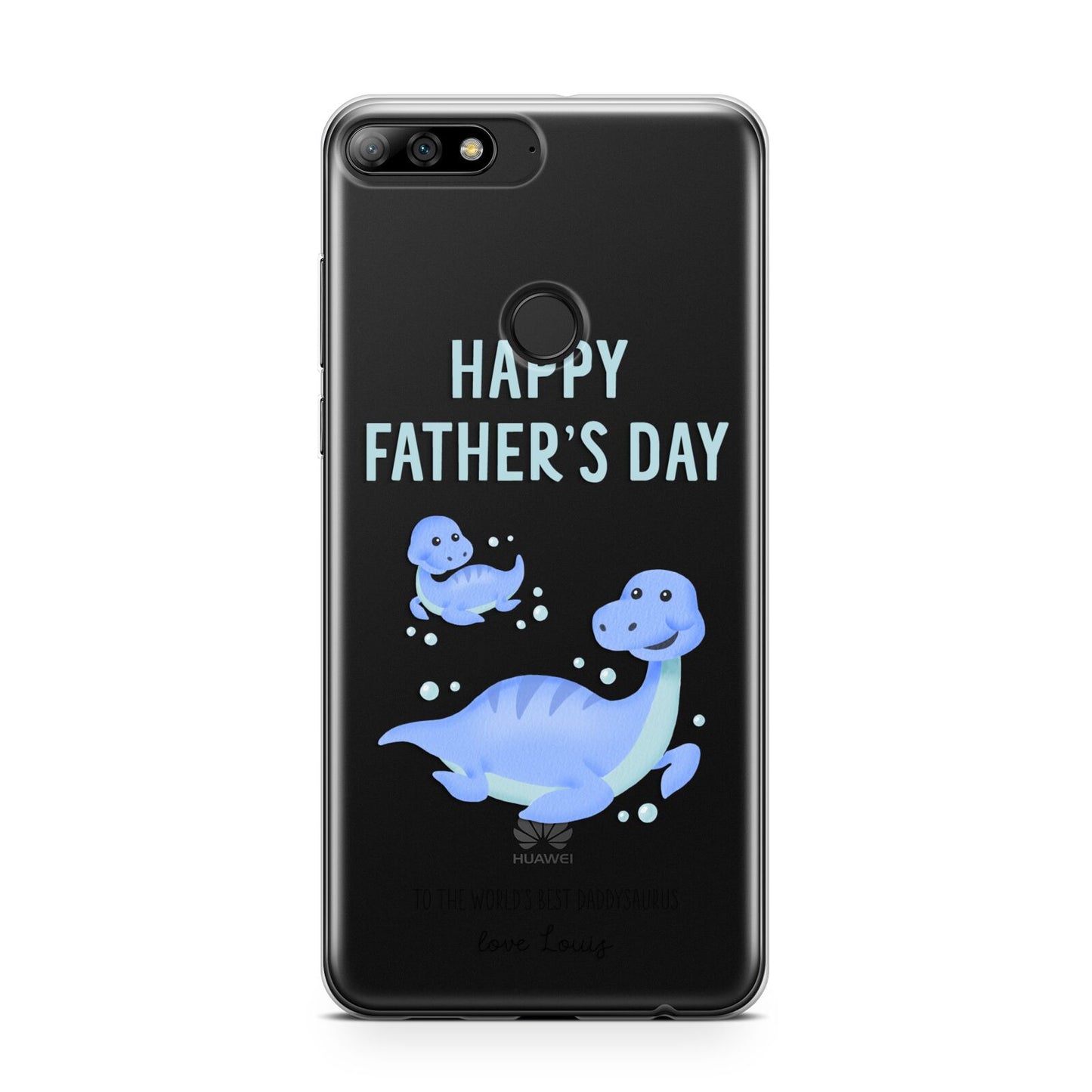 Personalised Fathers Day Dinosaur Huawei Y7 2018