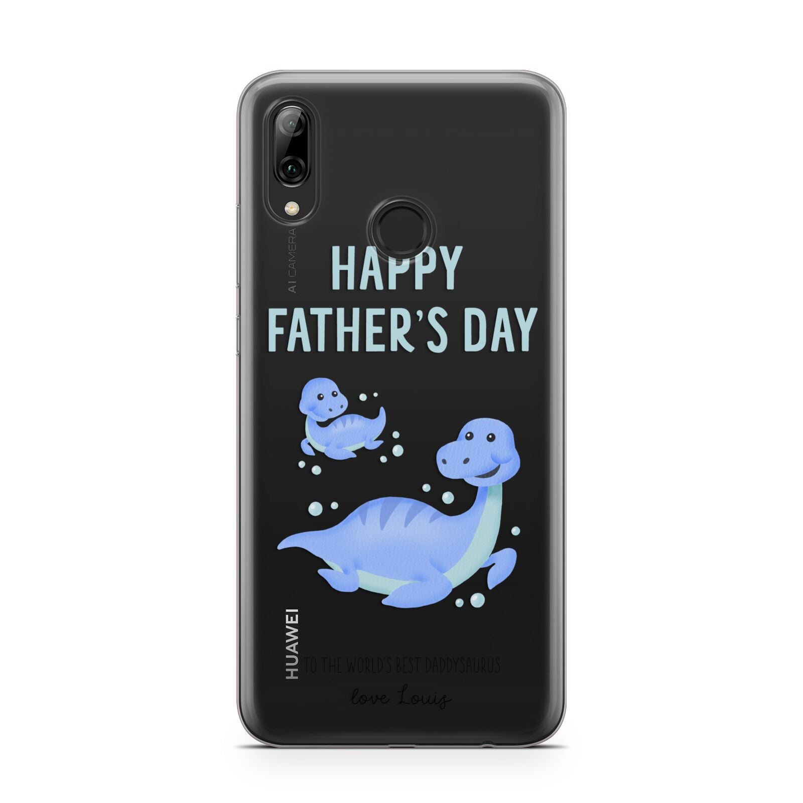 Personalised Fathers Day Dinosaur Huawei Y7 2019