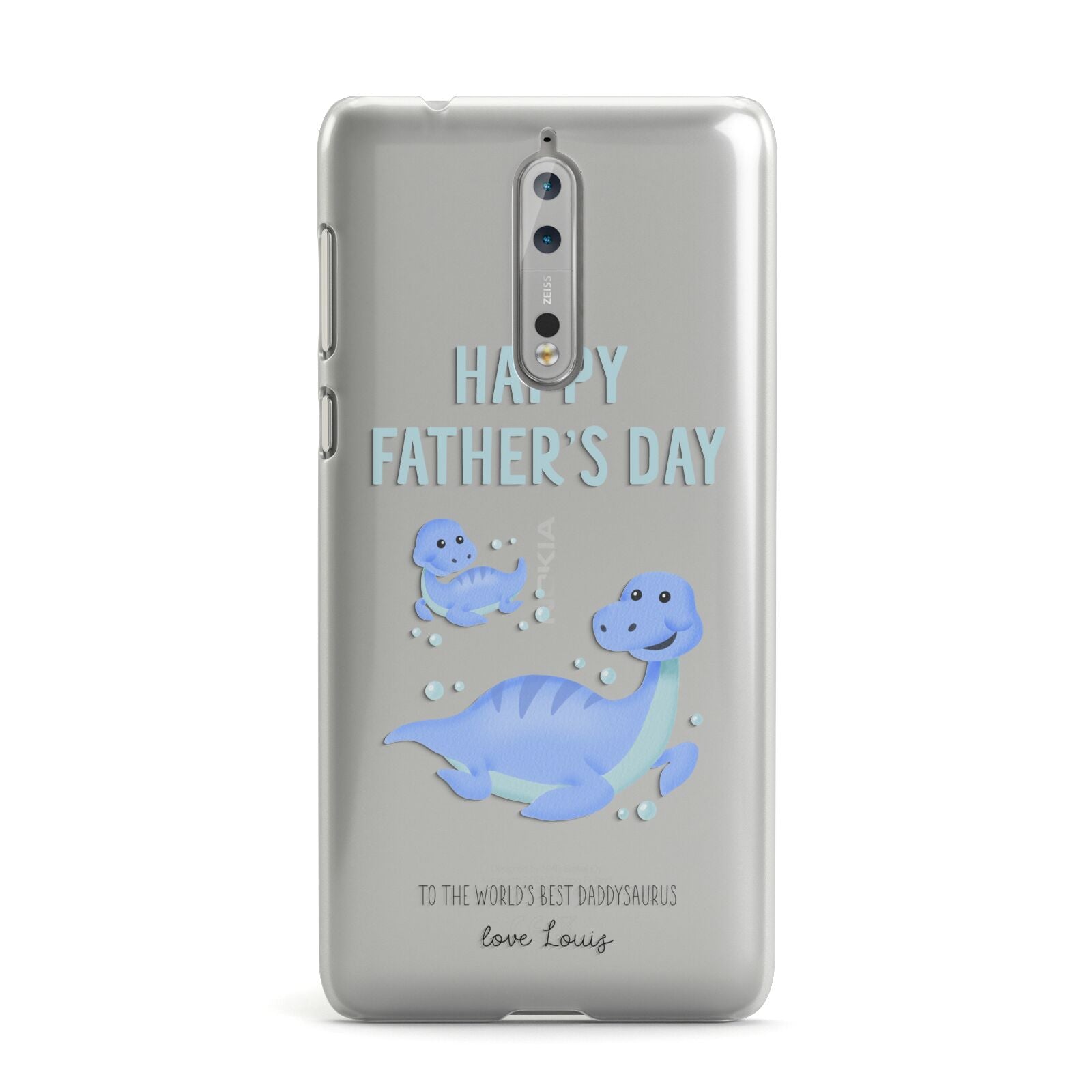 Personalised Fathers Day Dinosaur Nokia Case