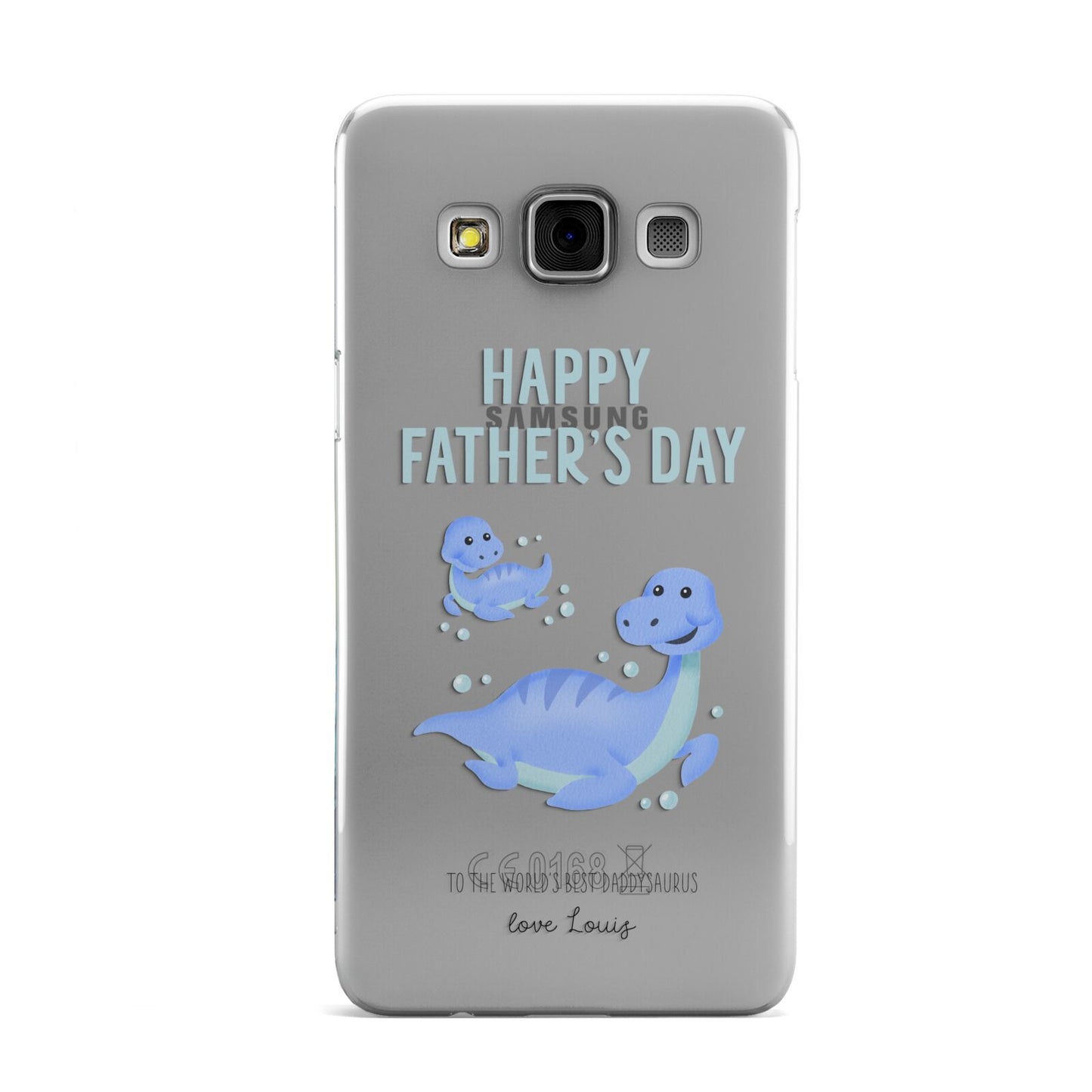 Personalised Fathers Day Dinosaur Samsung Galaxy A3 Case