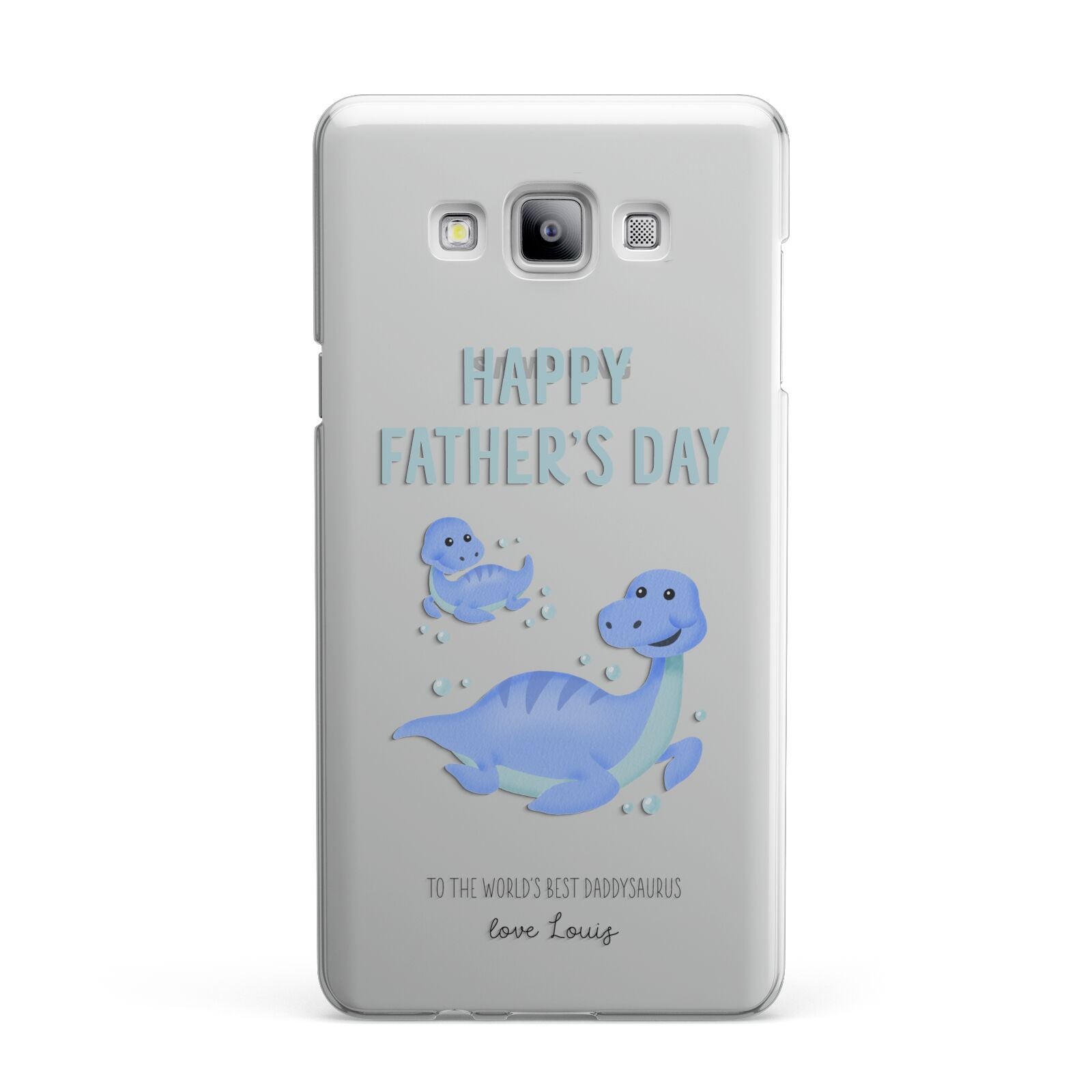 Personalised Fathers Day Dinosaur Samsung Galaxy A7 2015 Case