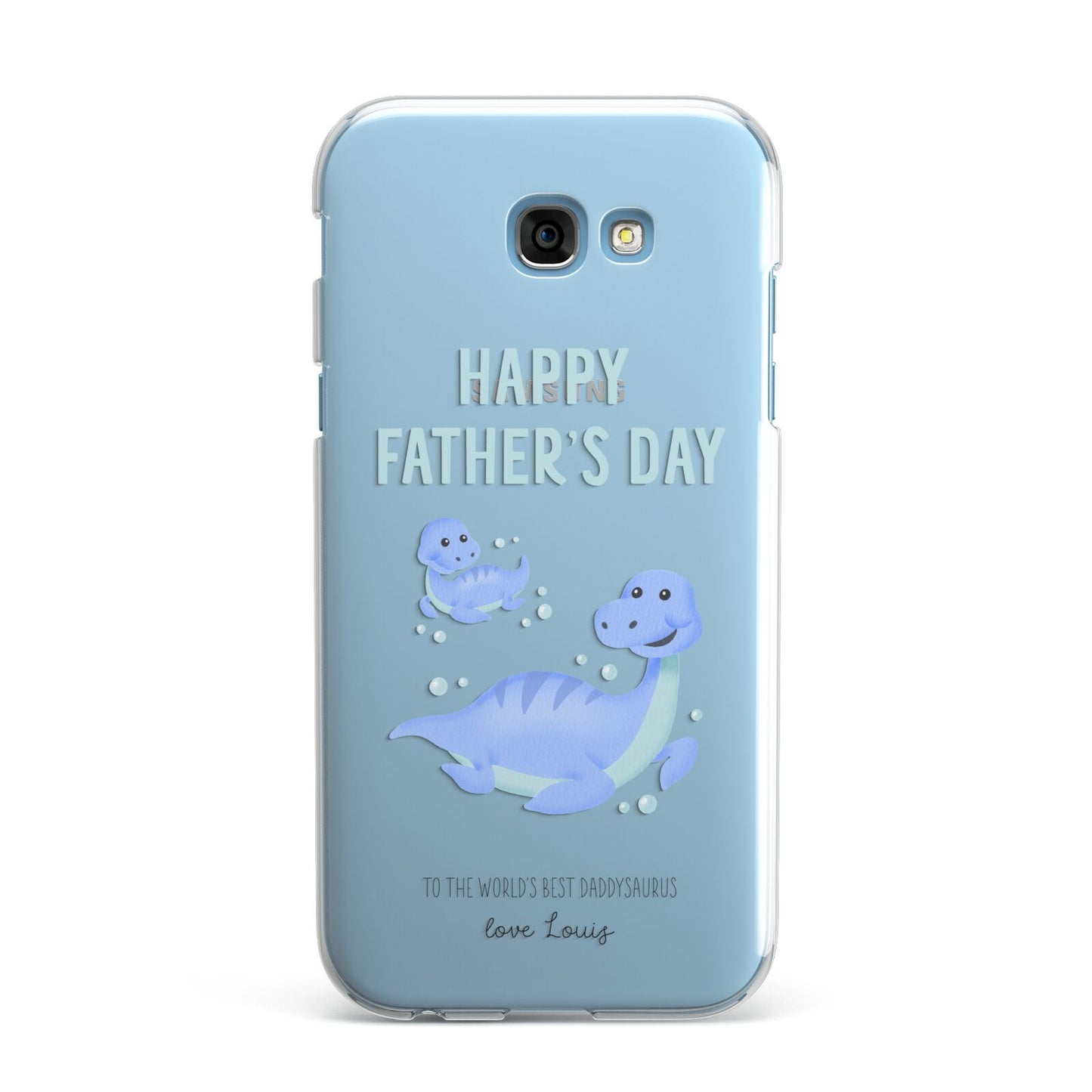 Personalised Fathers Day Dinosaur Samsung Galaxy A7 2017 Case