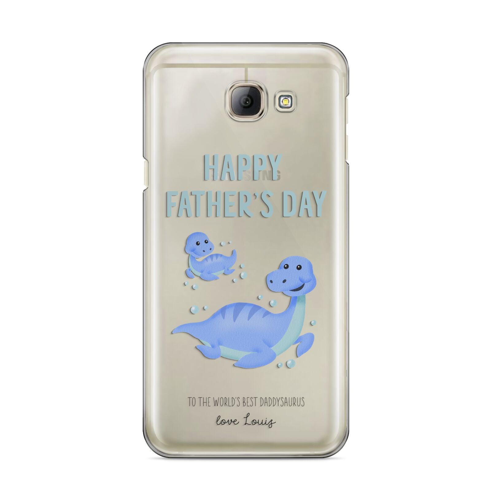 Personalised Fathers Day Dinosaur Samsung Galaxy A8 2016 Case