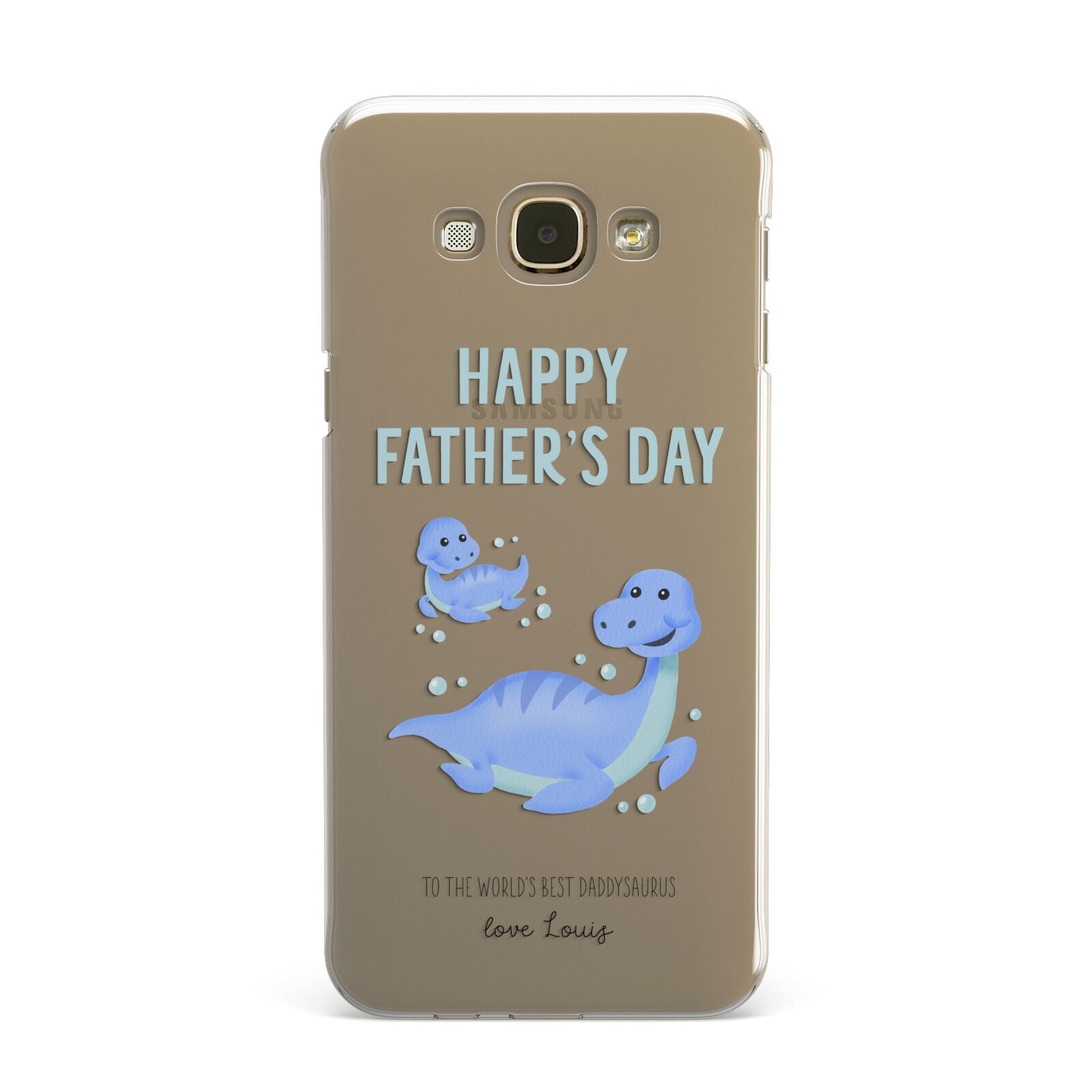 Personalised Fathers Day Dinosaur Samsung Galaxy A8 Case