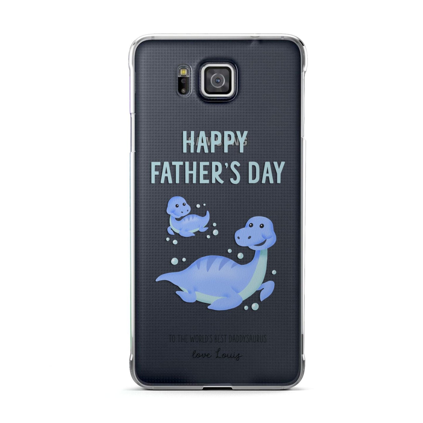 Personalised Fathers Day Dinosaur Samsung Galaxy Alpha Case