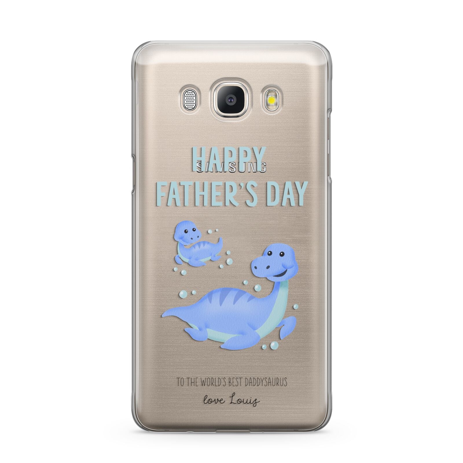 Personalised Fathers Day Dinosaur Samsung Galaxy J5 2016 Case