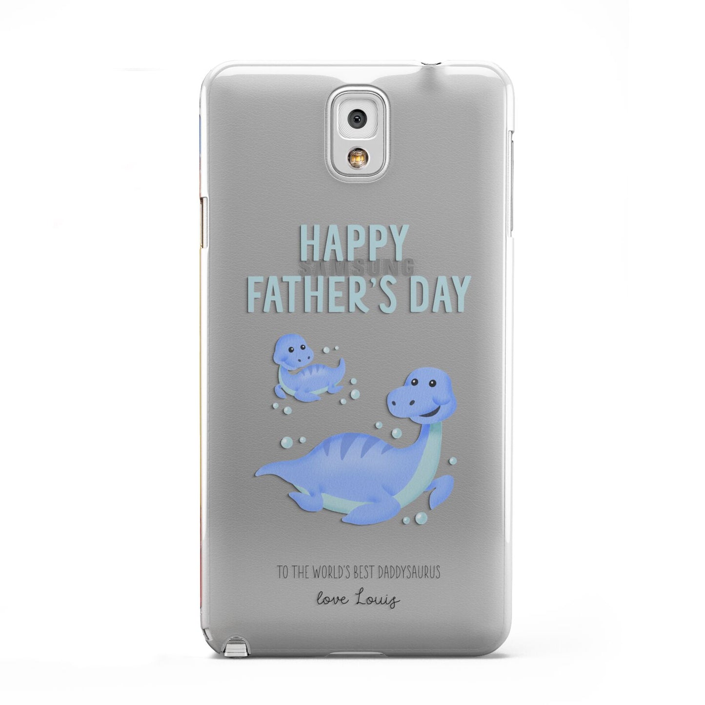 Personalised Fathers Day Dinosaur Samsung Galaxy Note 3 Case