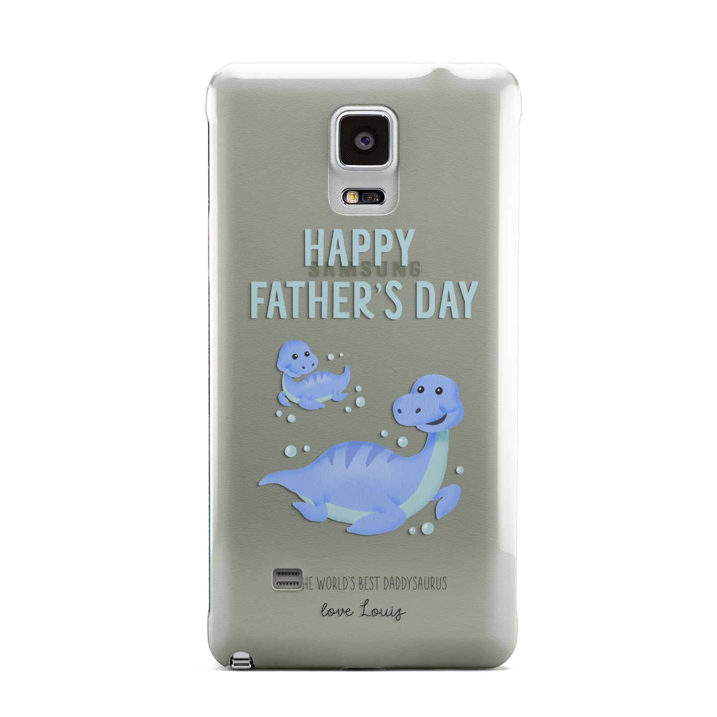 Personalised Fathers Day Dinosaur Samsung Galaxy Note 4 Case