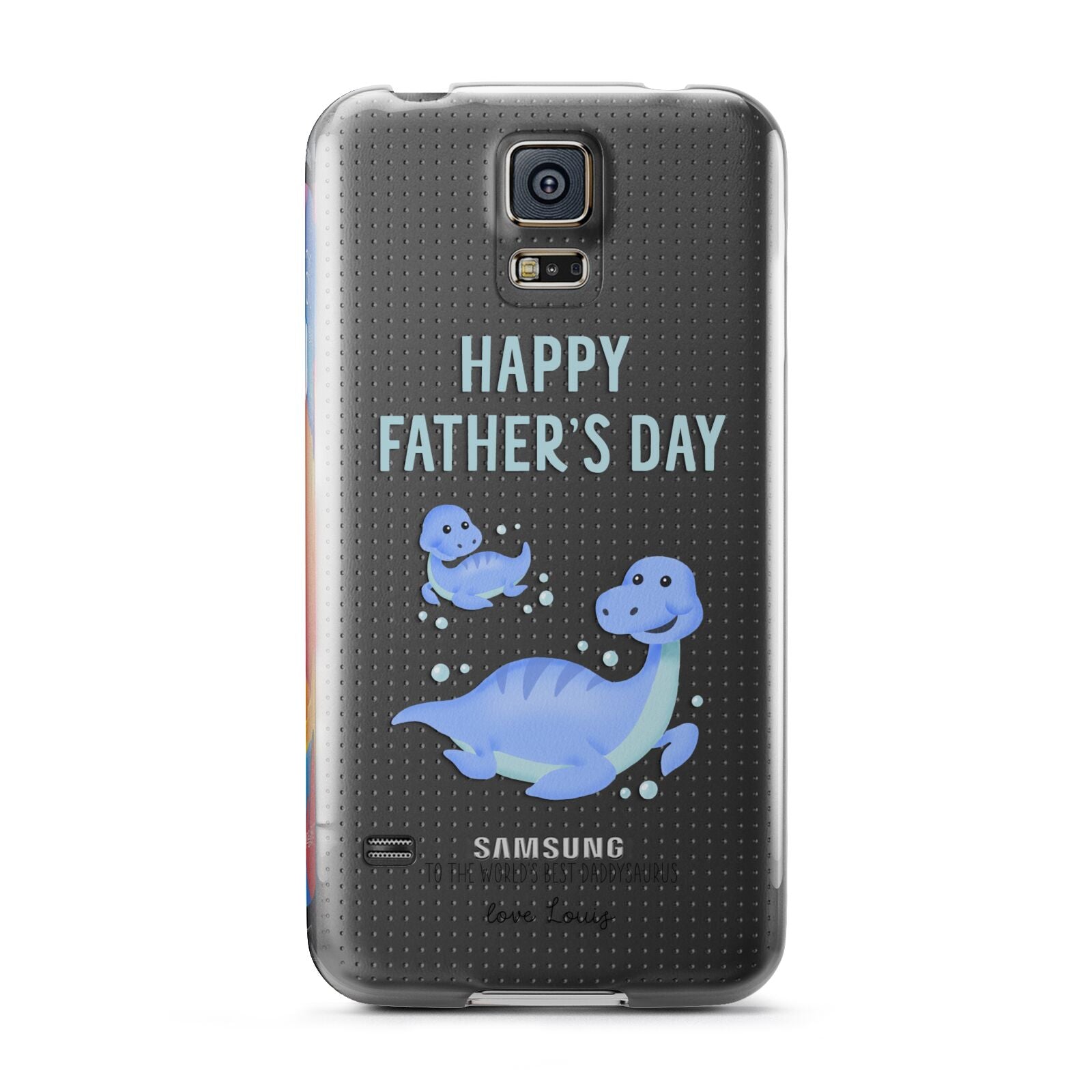 Personalised Fathers Day Dinosaur Samsung Galaxy S5 Case