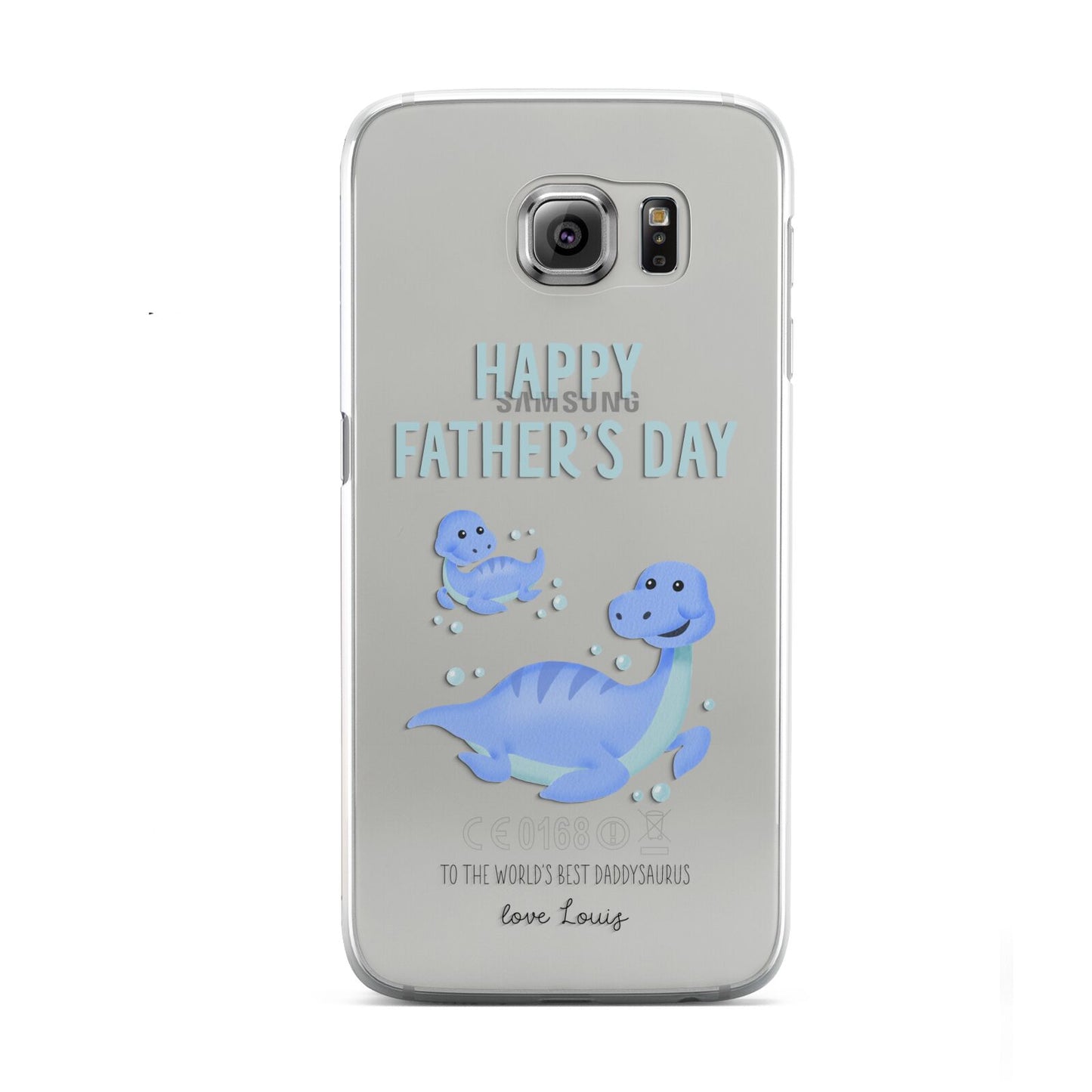 Personalised Fathers Day Dinosaur Samsung Galaxy S6 Case