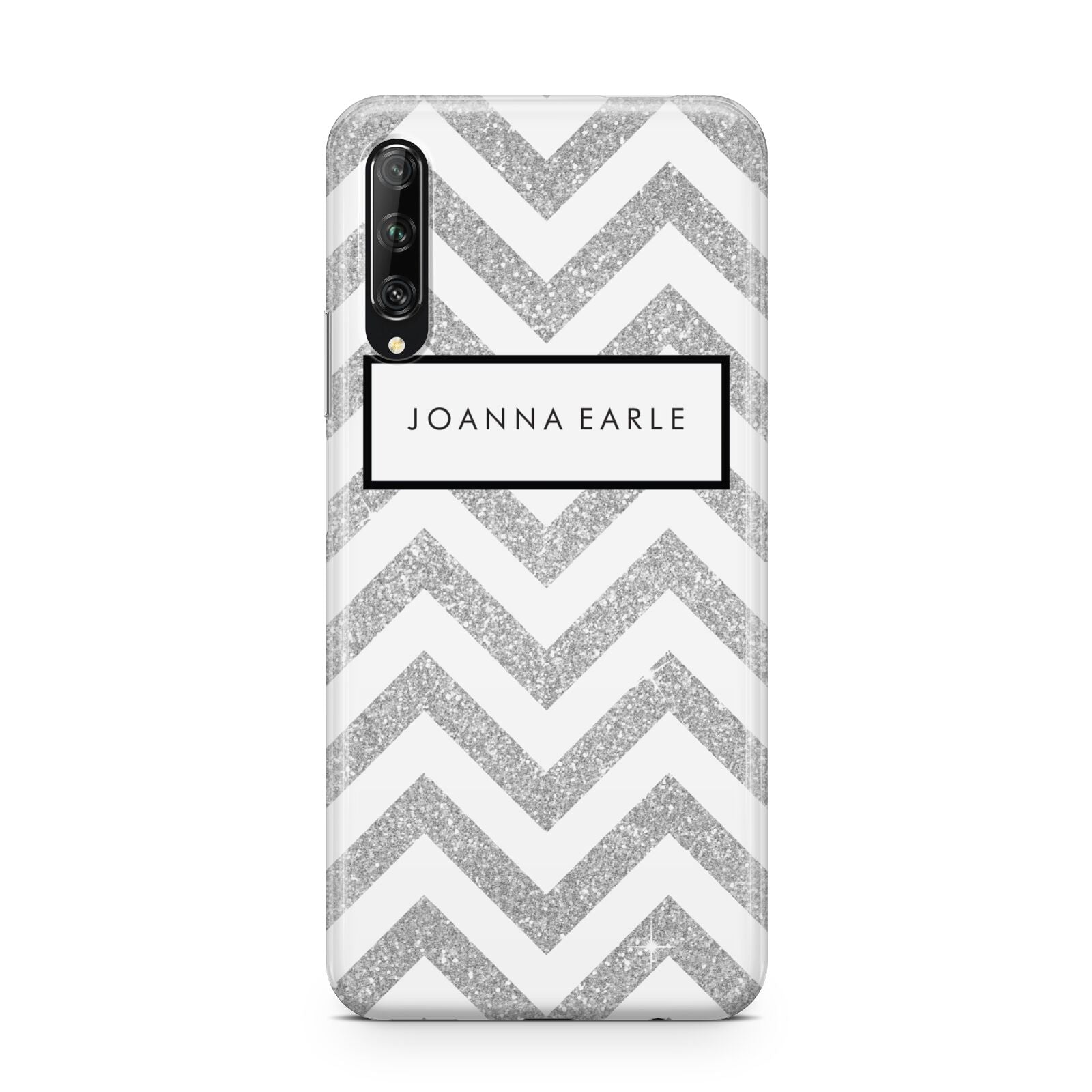 Personalised Faux Glitter Custom Name Initials Huawei P Smart Pro 2019