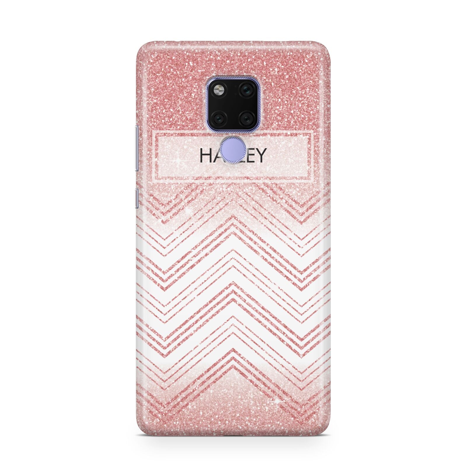 Personalised Faux Glitter Effect Name Initials Huawei Mate 20X Phone Case