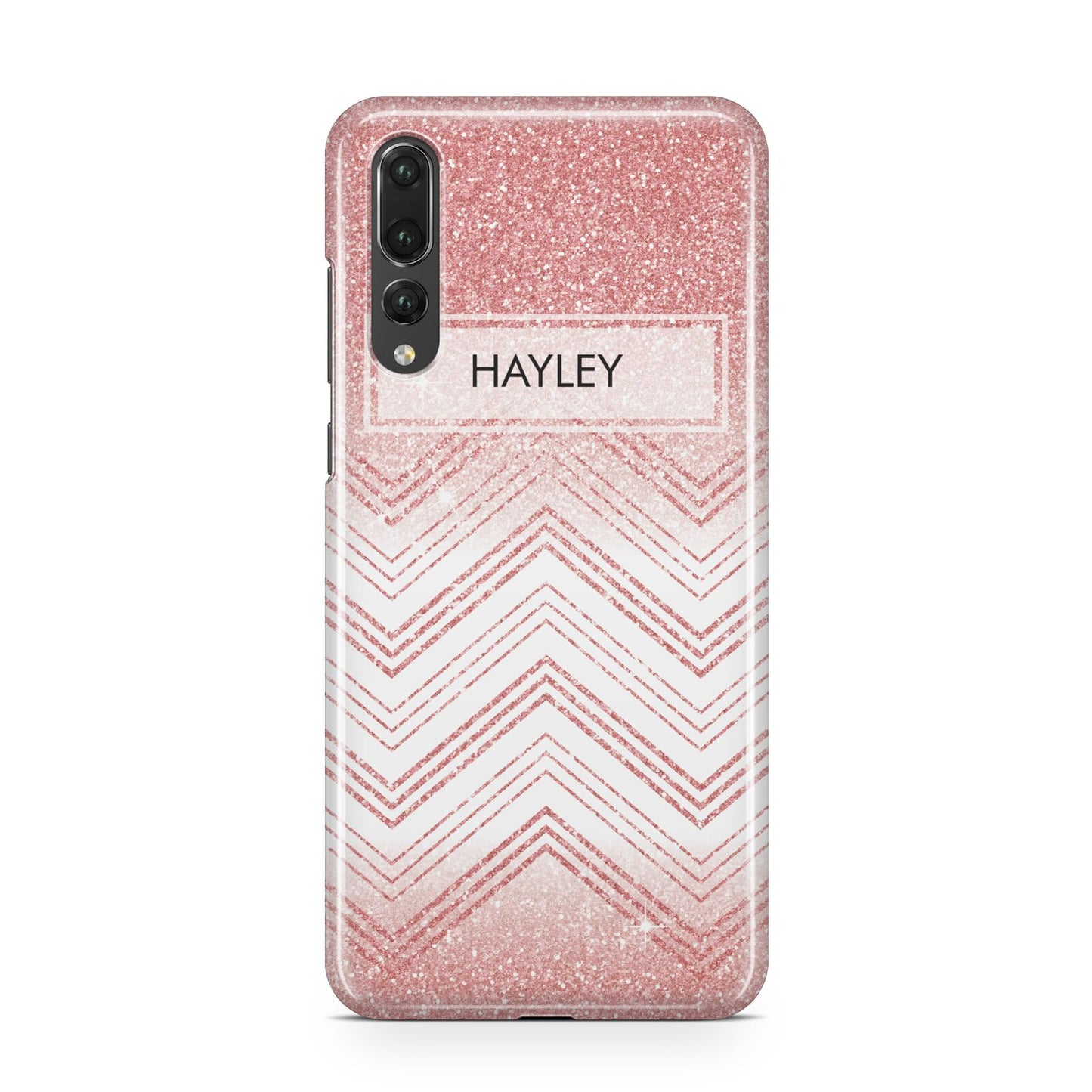 Personalised Faux Glitter Effect Name Initials Huawei P20 Pro Phone Case