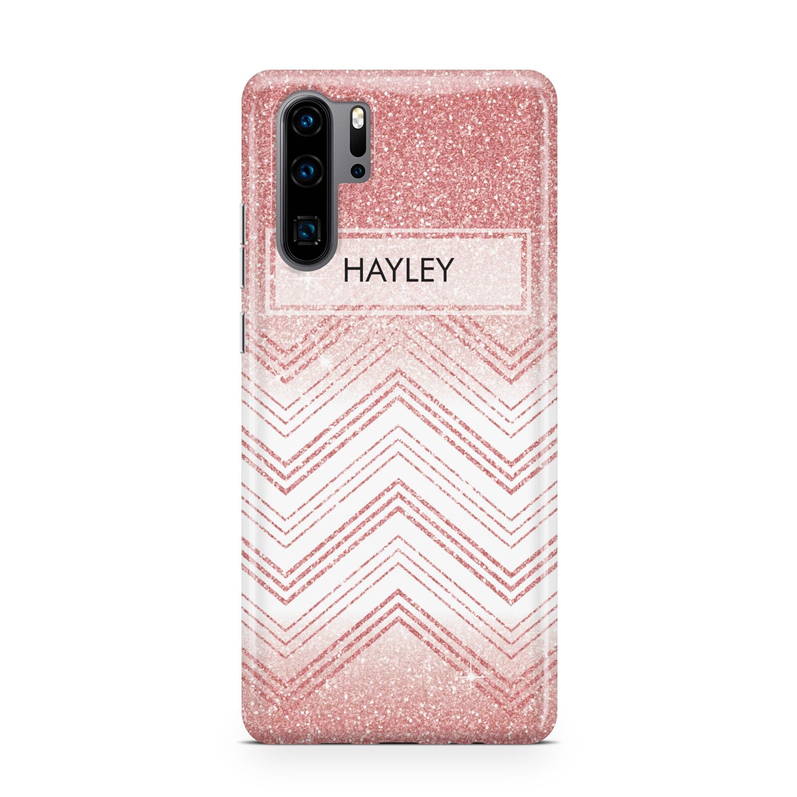 Personalised Faux Glitter Effect Name Initials Huawei P30 Pro Phone Case