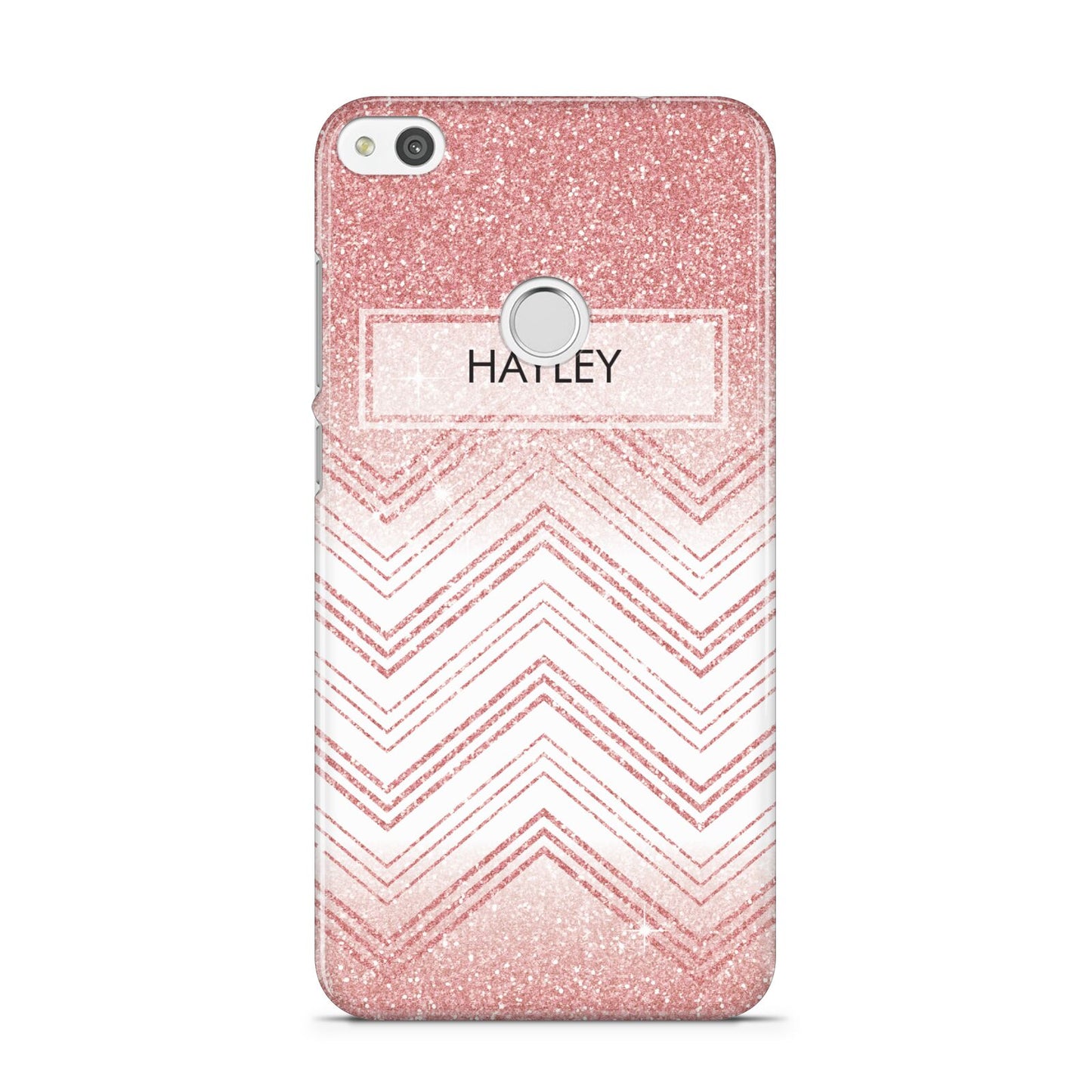 Personalised Faux Glitter Effect Name Initials Huawei P8 Lite Case