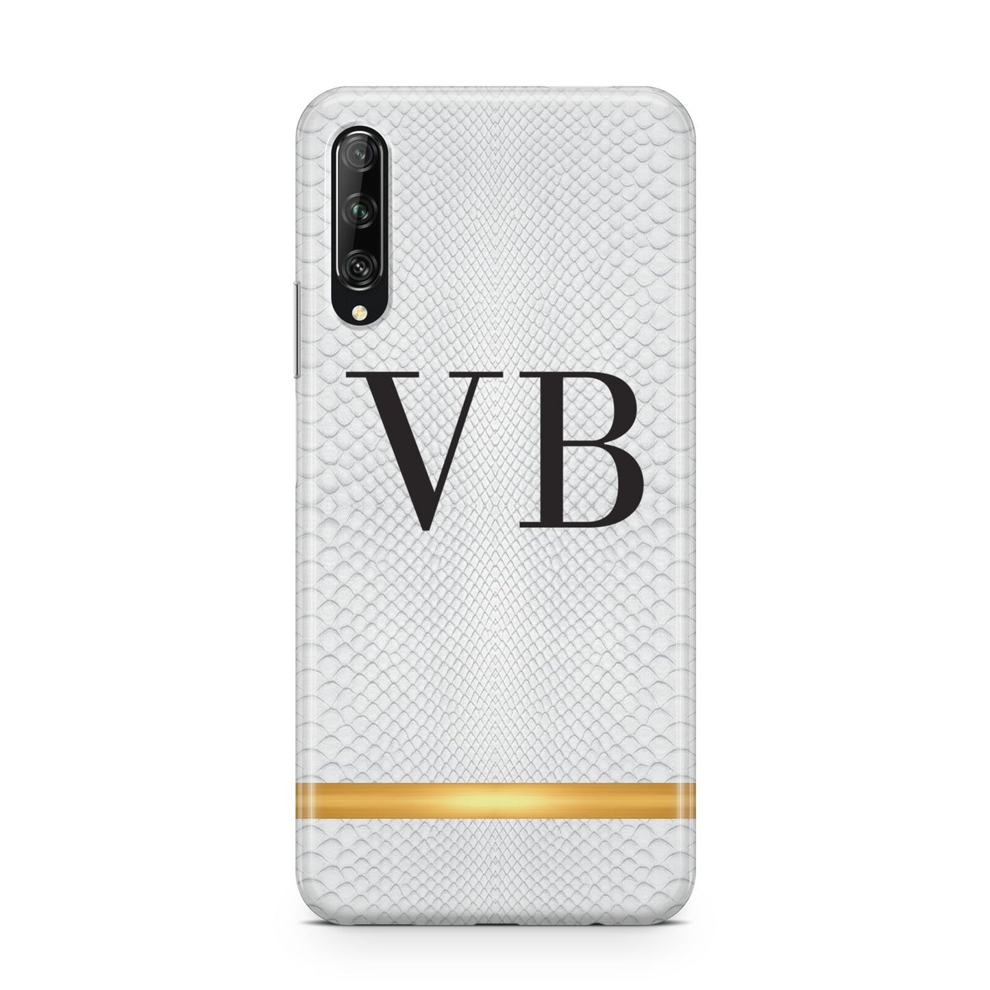 Personalised Faux Snakeskin Initials Huawei P Smart Pro 2019