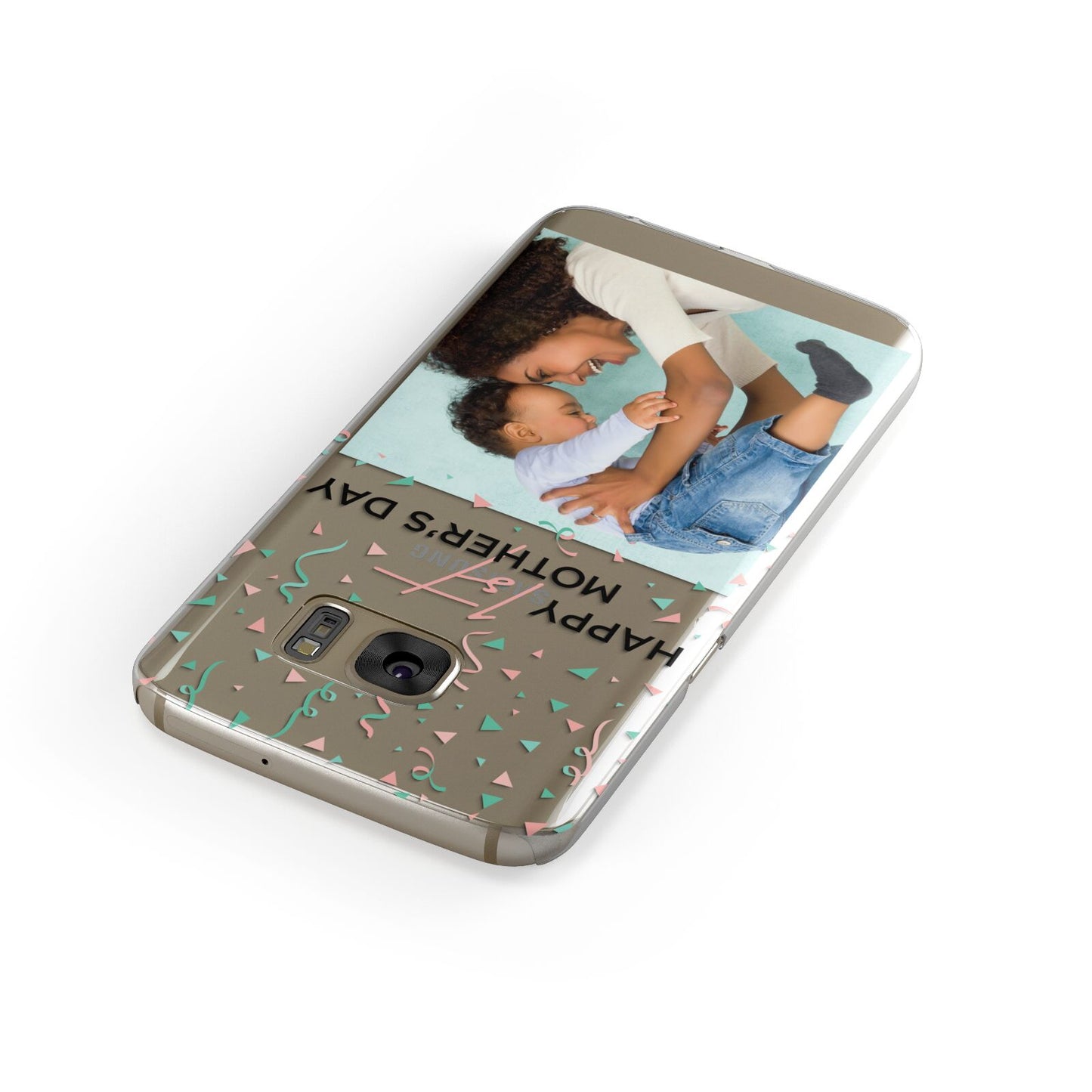 Personalised First Mothers Day Samsung Galaxy Case Front Close Up