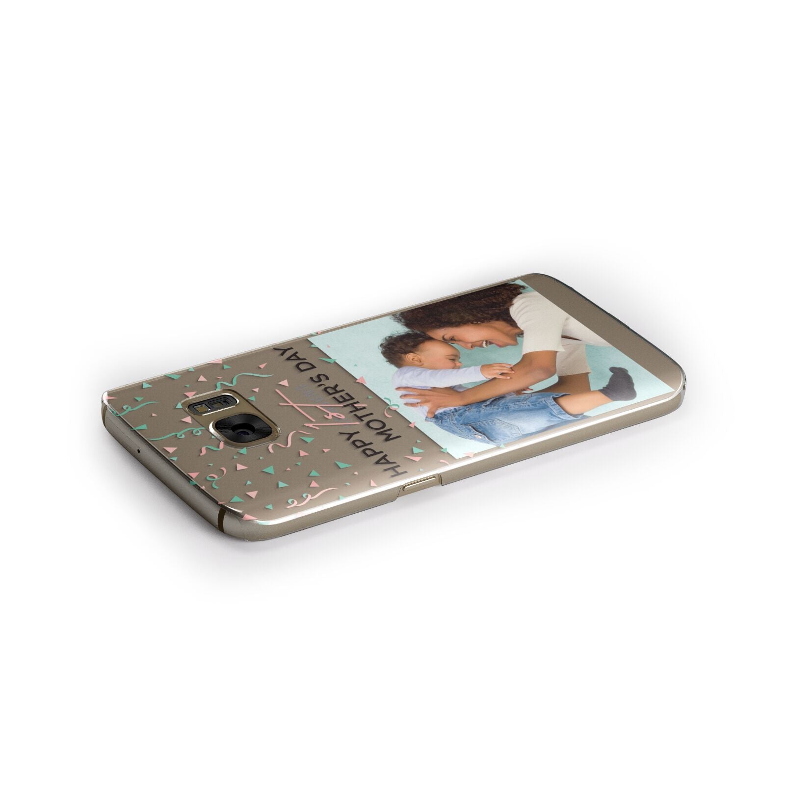 Personalised First Mothers Day Samsung Galaxy Case Side Close Up