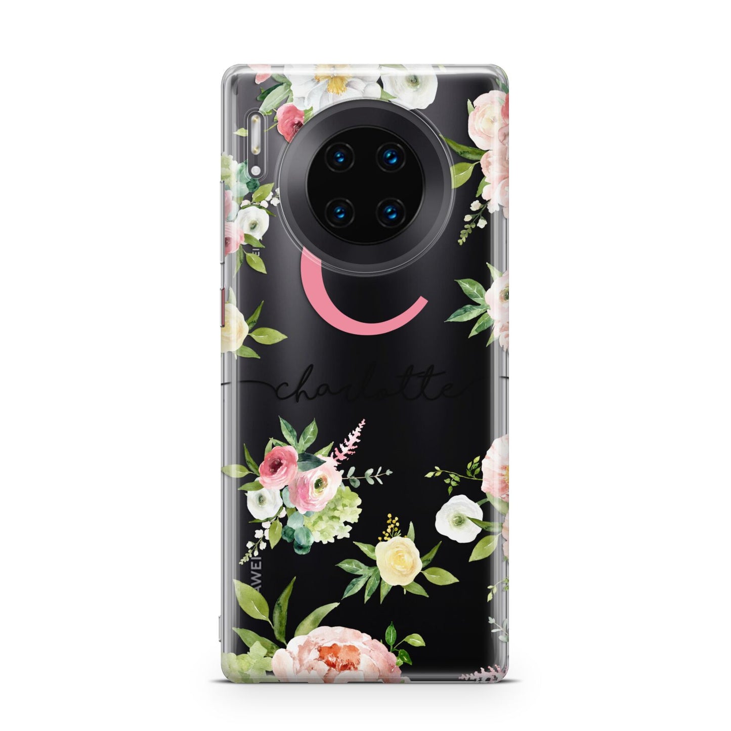 Personalised Floral Huawei Mate 30 Pro Phone Case